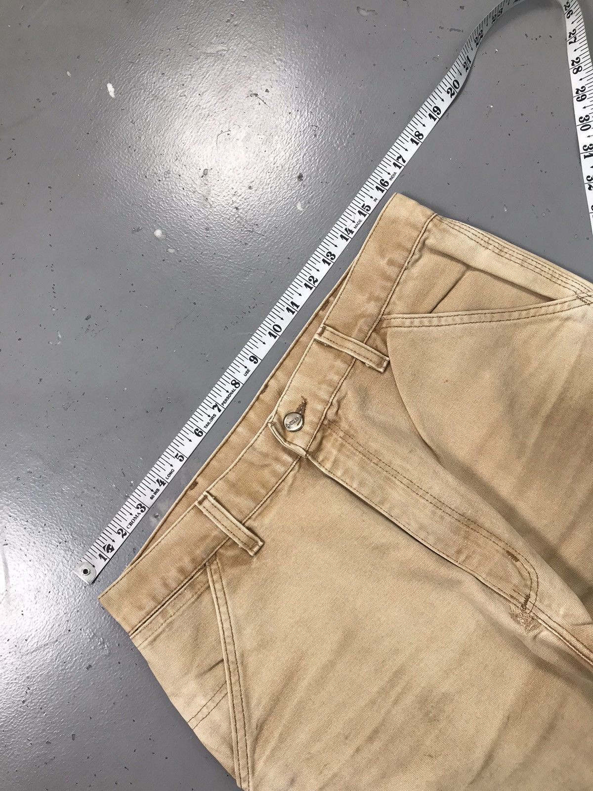 Vintage 90s Vintage sunfade Carhartt B11 BRN carpenter denim Size US 32 / EU 48 - 7 Thumbnail