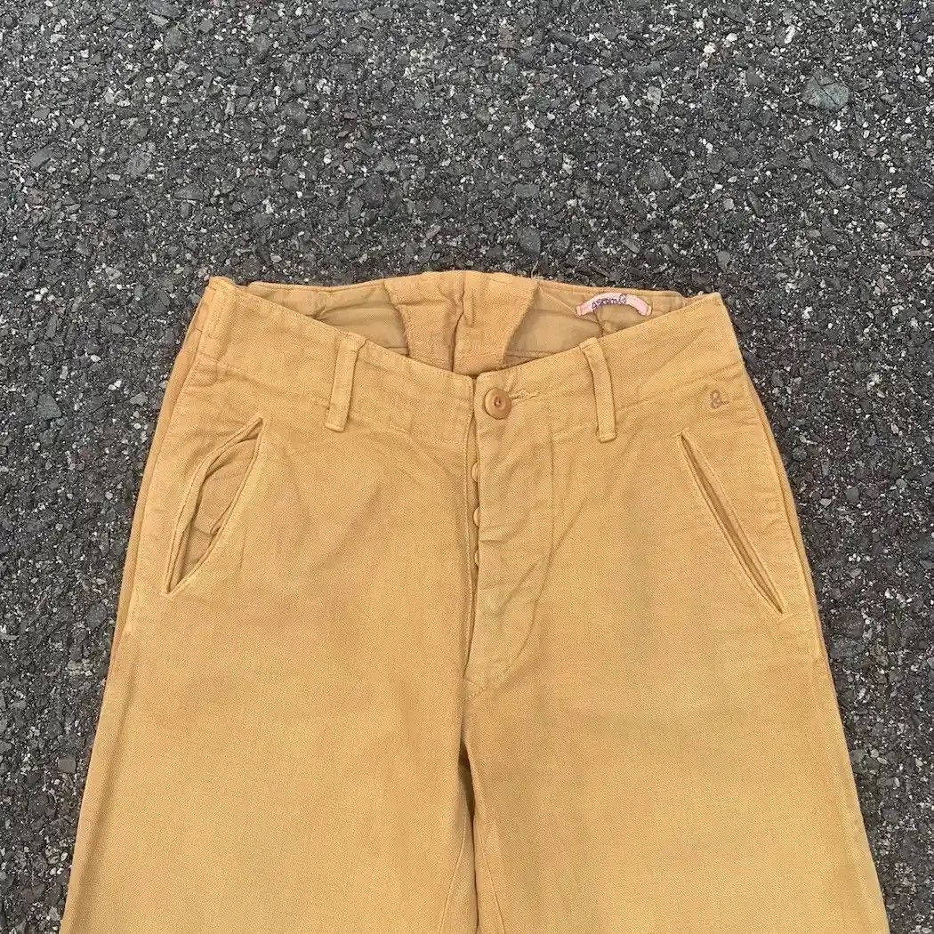 45rpm VINTAGE 45RPM JAPAN TROUSER DUCKCANVAS FADED VERY RARE PANTS Size US 26 / EU 42 - 2 Thumbnail