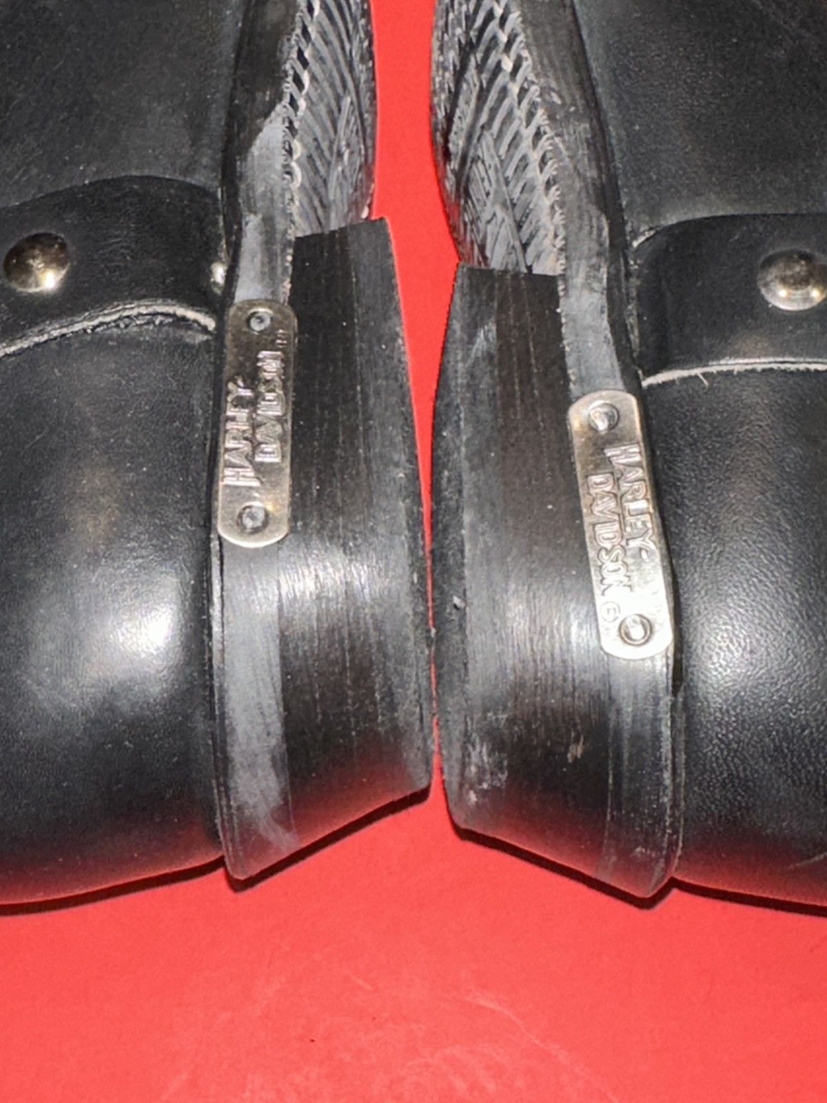 Harley Davidson VTG Y2K Harley Davidson Oil Resistant Leather Cowboy Boots Size US 6 / IT 36 - 6 Thumbnail