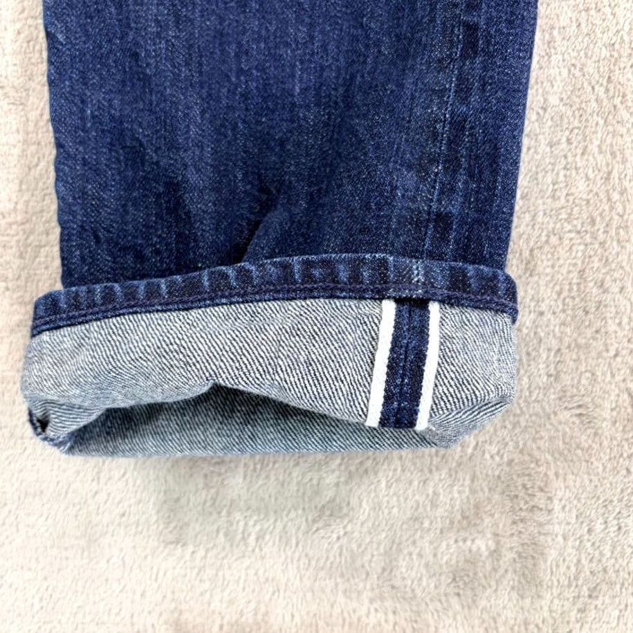 3x1 3x1 NYC M5 Low Rise Slim Selvedge Jeans Button Fly 34x33 Blue Denim Men Slim Tight Fit 5-Pocket USA Sonar Size US 34 / EU 50 - 5 Thumbnail