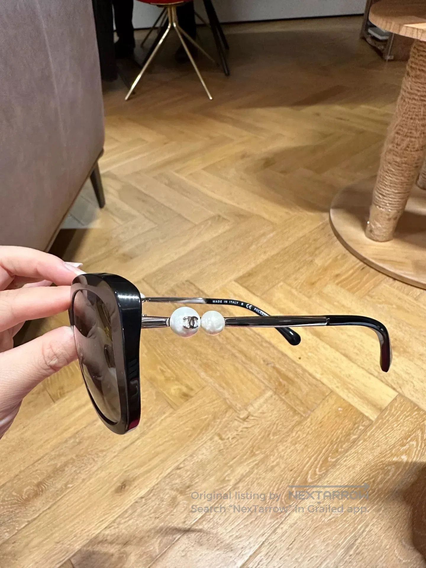 Chanel Chanel Pearl Sunglasses. Size ONE SIZE - 6 Thumbnail