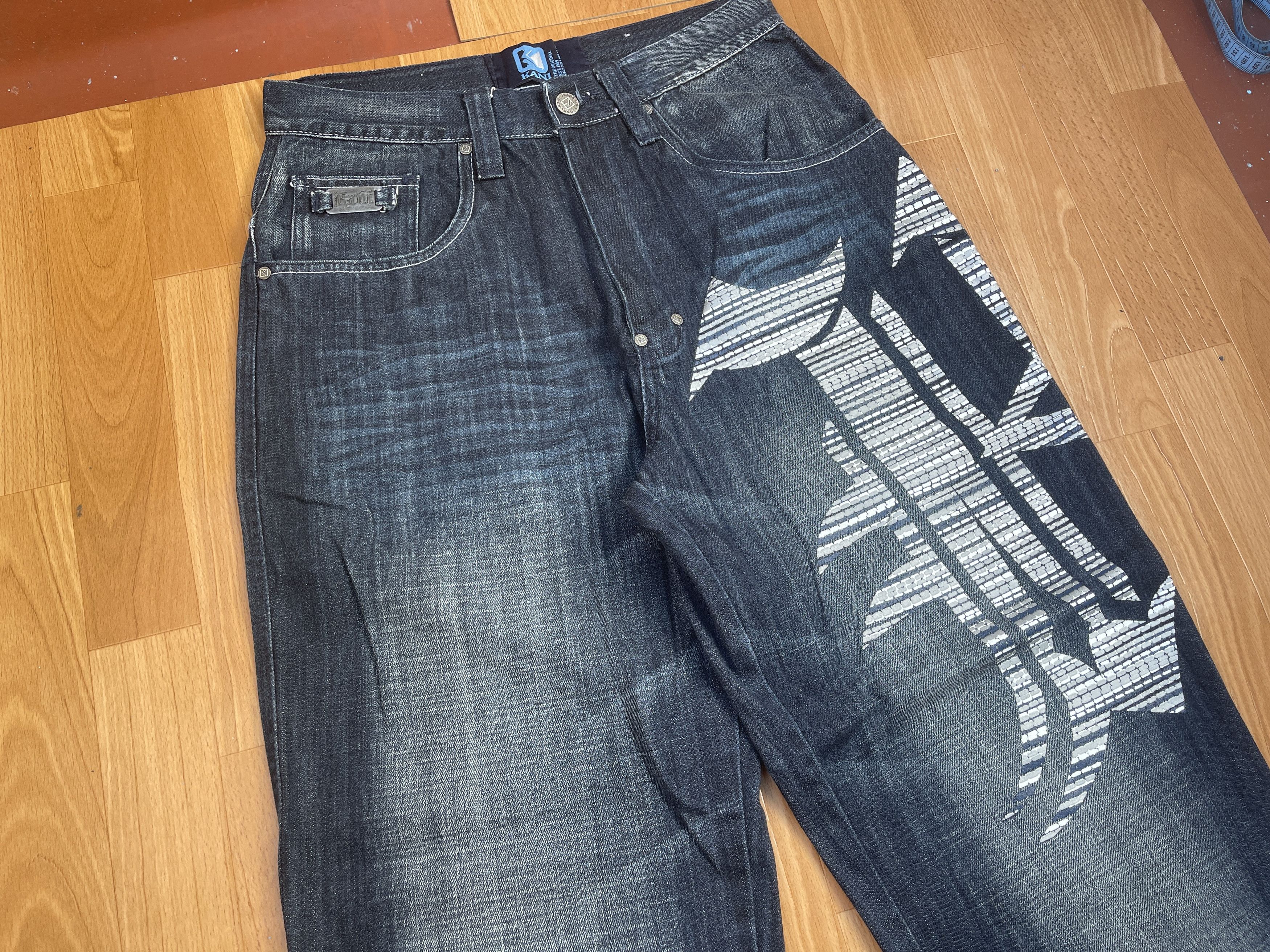 Karl Kani KARL KANI jeans, baggy, vintage Kani jeans, 90s hip hop W 32 Size US 32 / EU 48 - 7 Thumbnail