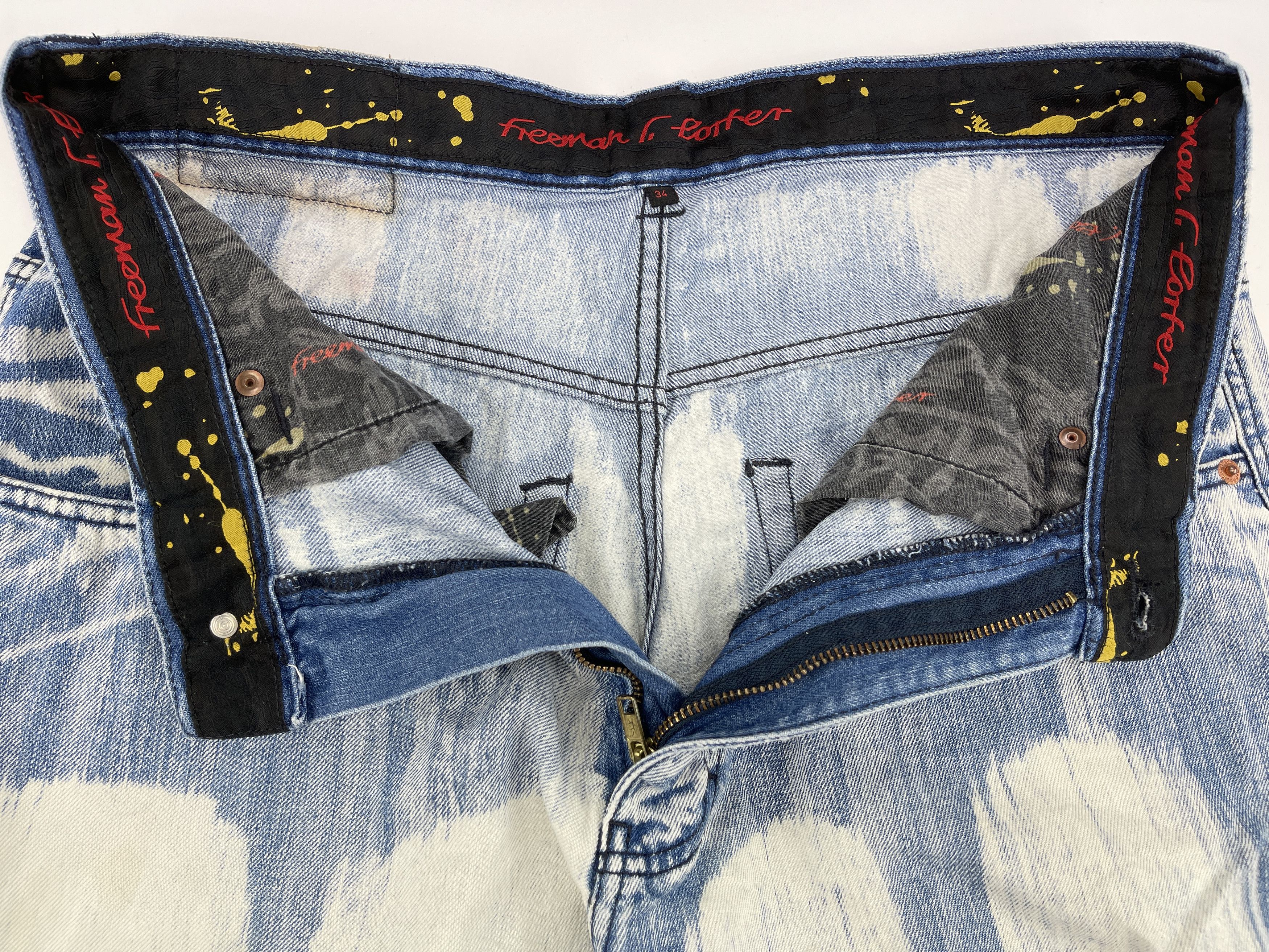 Freeman T. Porter Freeman T. Porter jeans, vintage hip hop baggy, acid wash 34 Size US 34 / EU 50 - 13 Thumbnail