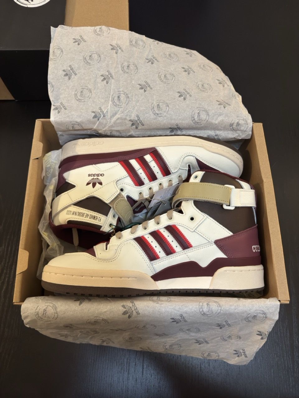 Adidas Adidas Forum Hi Cuts & Slices Size US 11 / EU 44 - 1 Thumbnail