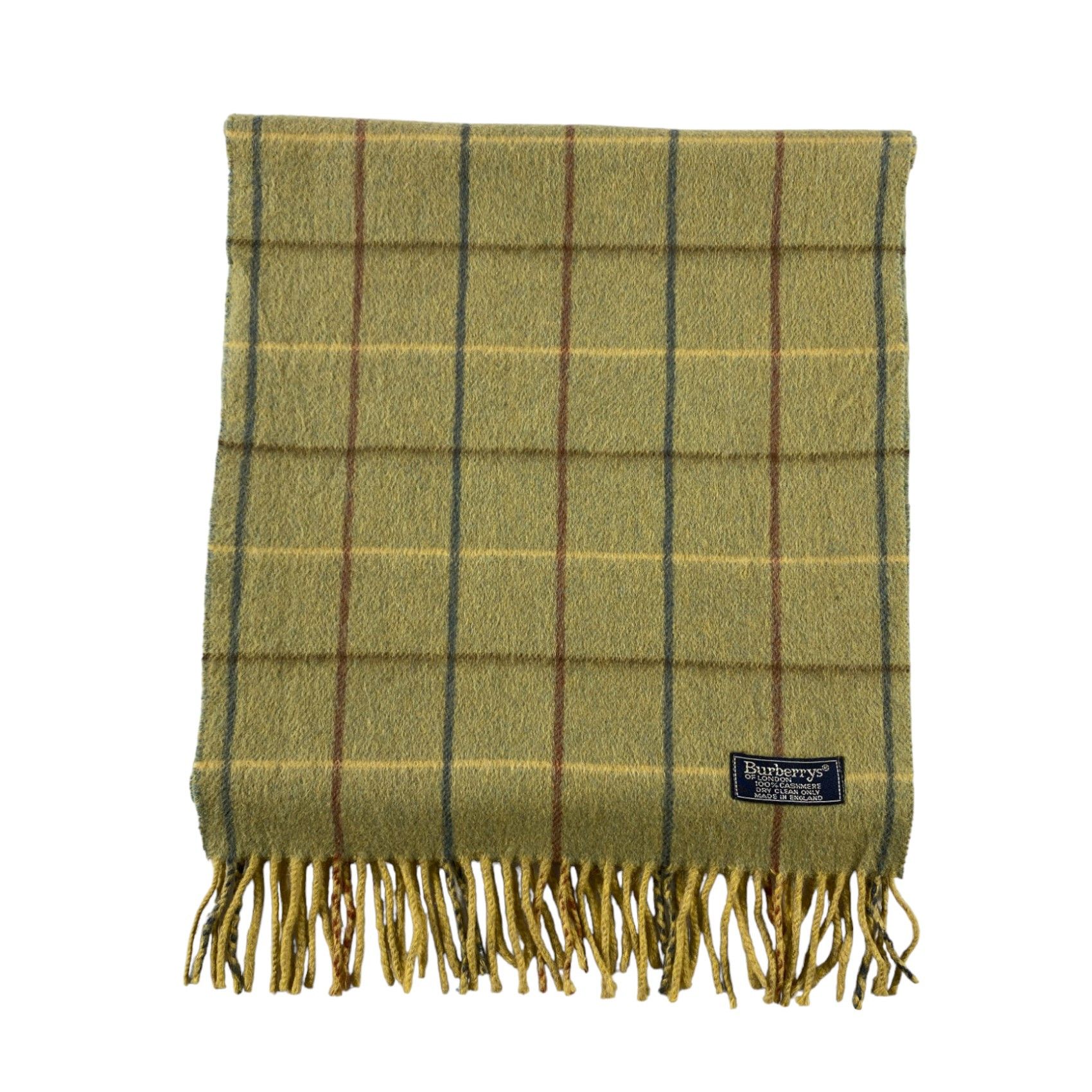 Burberry × Vintage Burberry Scarf / Muffler / Neckwear - WW1472 Size ONE SIZE - 2 Thumbnail