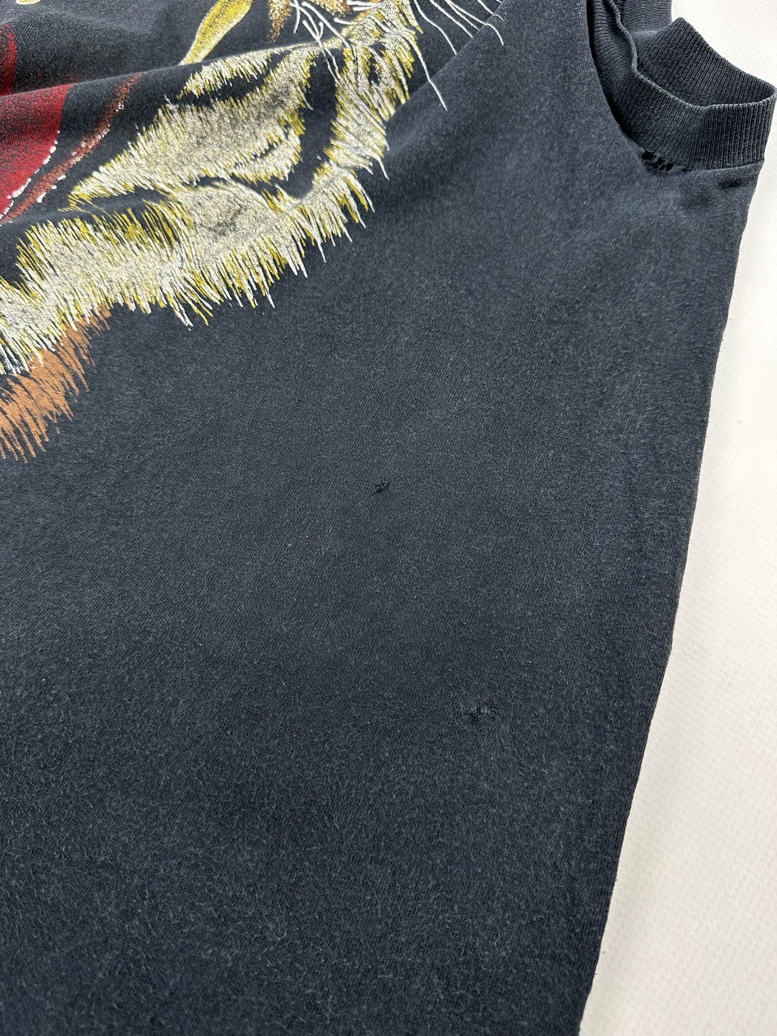 Vintage Vintage Tiger Graphic Big Print Tee T-shirt 90s west Size US M / EU 48-50 / 2 - 9 Thumbnail