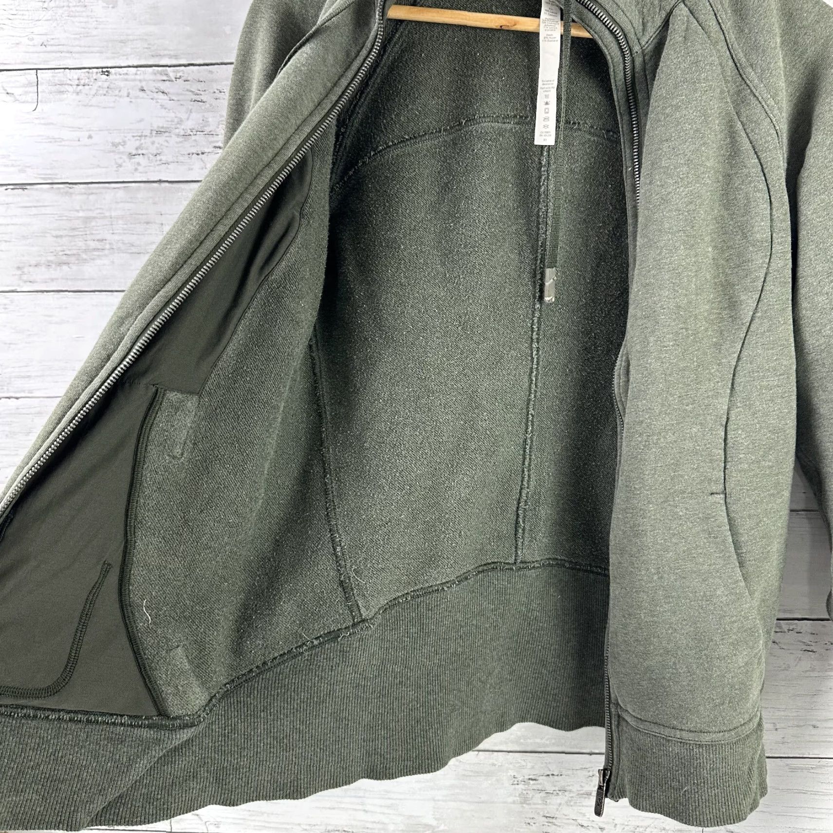 Lululemon Lululemon Huddle Hustle Jacket Womens 4 Green Full Zip Thumbholes Shirt/Coat/Outerwear Athleisure 90s? (Wait) Size S / US 4 / IT 40 - 6 Thumbnail