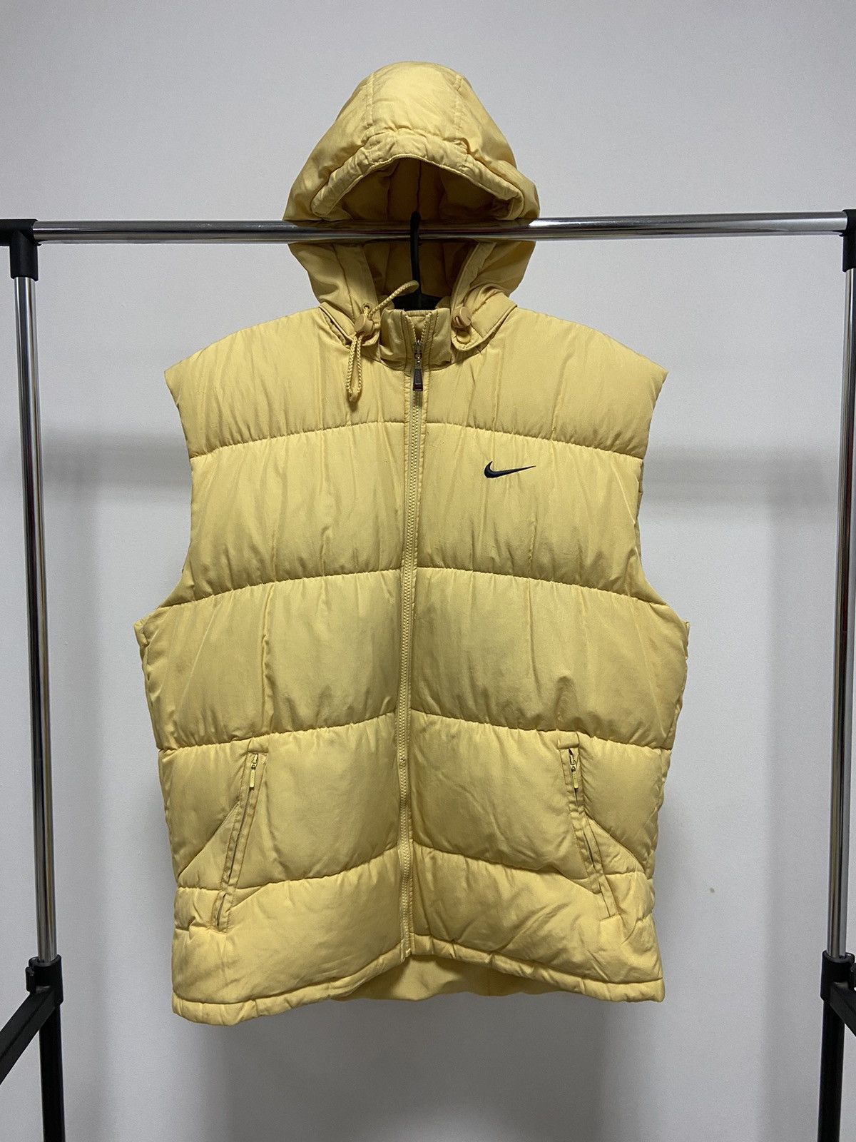 Nike × Vintage Nike Vintage Vest Big Spell Out Logo Puffer Small Swoosh Size US M / EU 48-50 / 2 - 2 Thumbnail