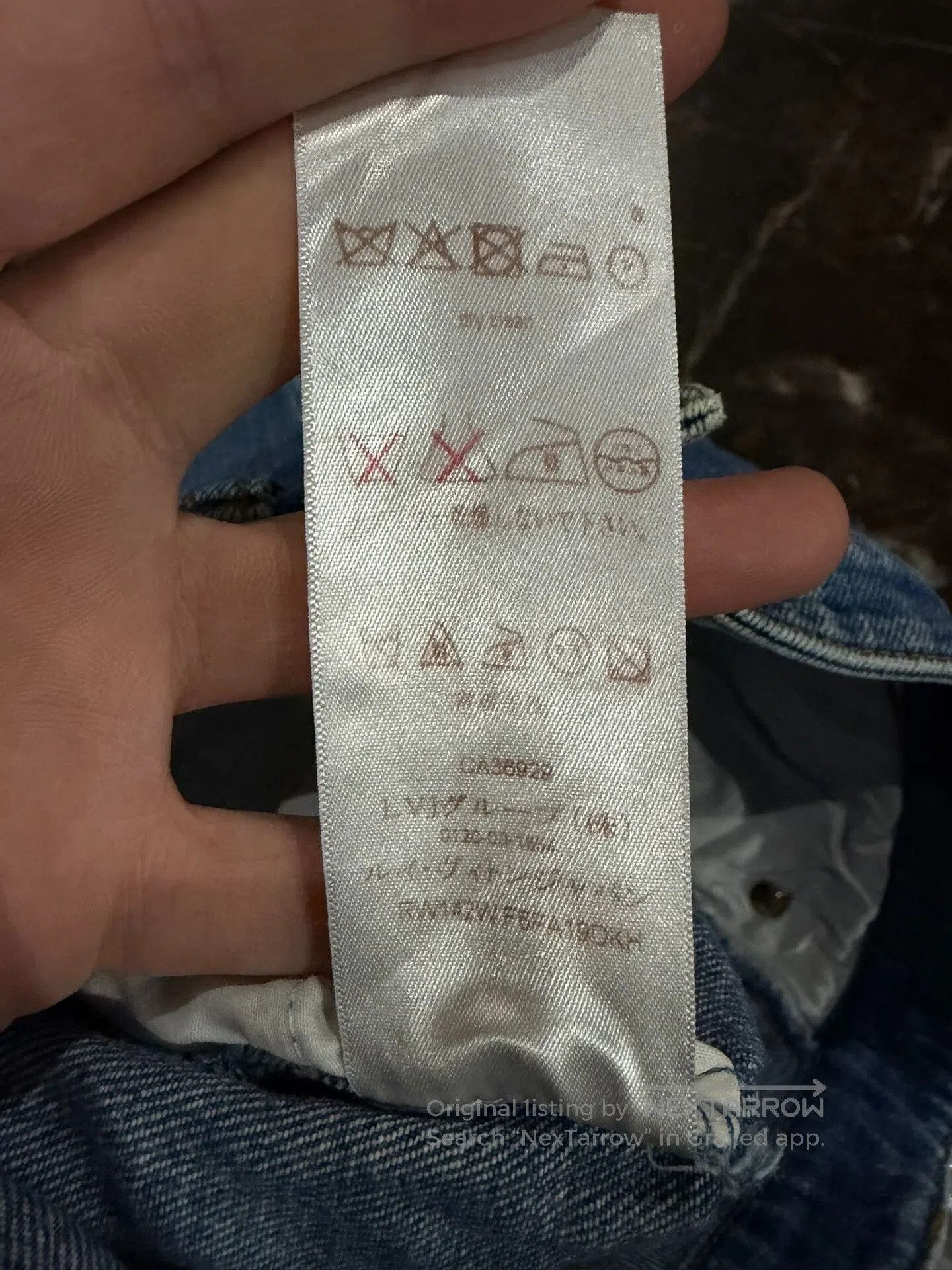 Louis Vuitton Louis Vuitton Denim Jeans. Size 29" - 4 Thumbnail
