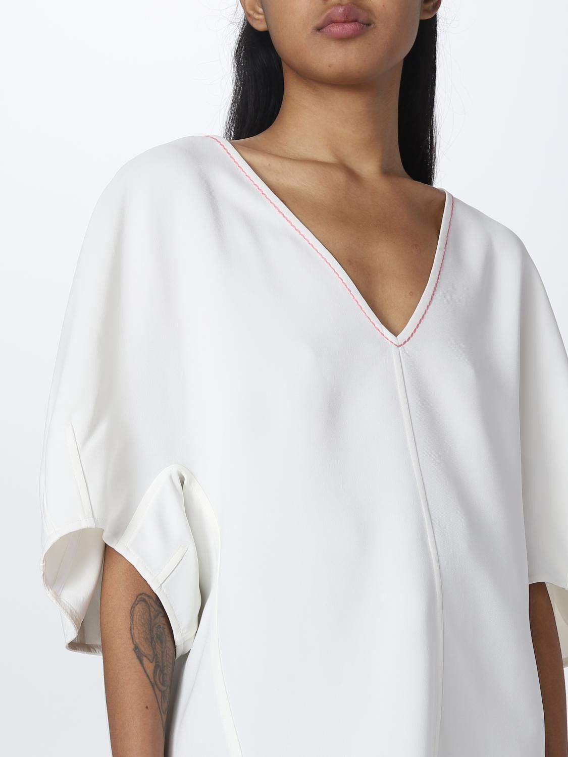 Marni o1y1125 Blouse in White Size XS / US 0-2 / IT 36-38 - 5 Thumbnail
