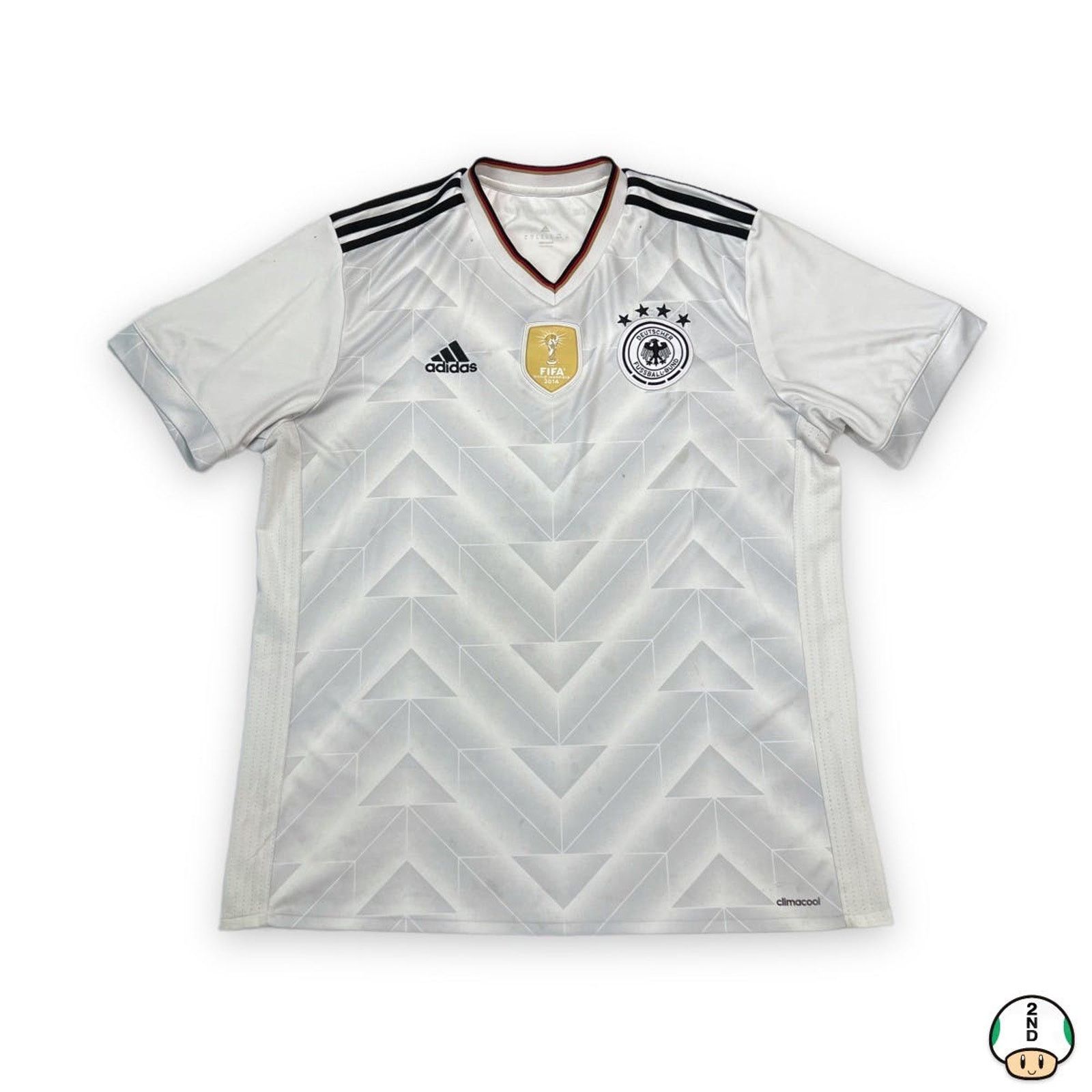 Adidas × Vintage 2016/17 Adidas Germany Duetscher Soccer Jersey XL Football Size US XL / EU 56 / 4 - 1 Thumbnail
