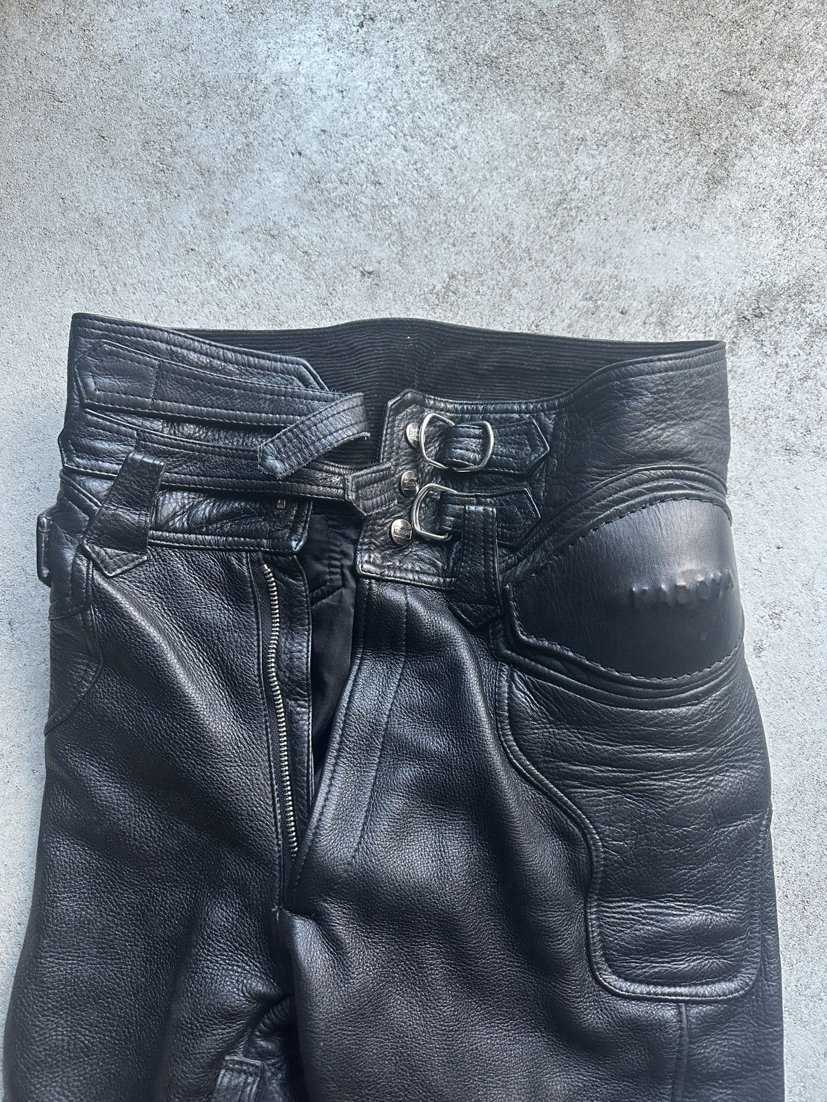 Japanese Brand Kadoya Early 00’s Leather Motorcycle Pants Size US 29 - 3 Thumbnail