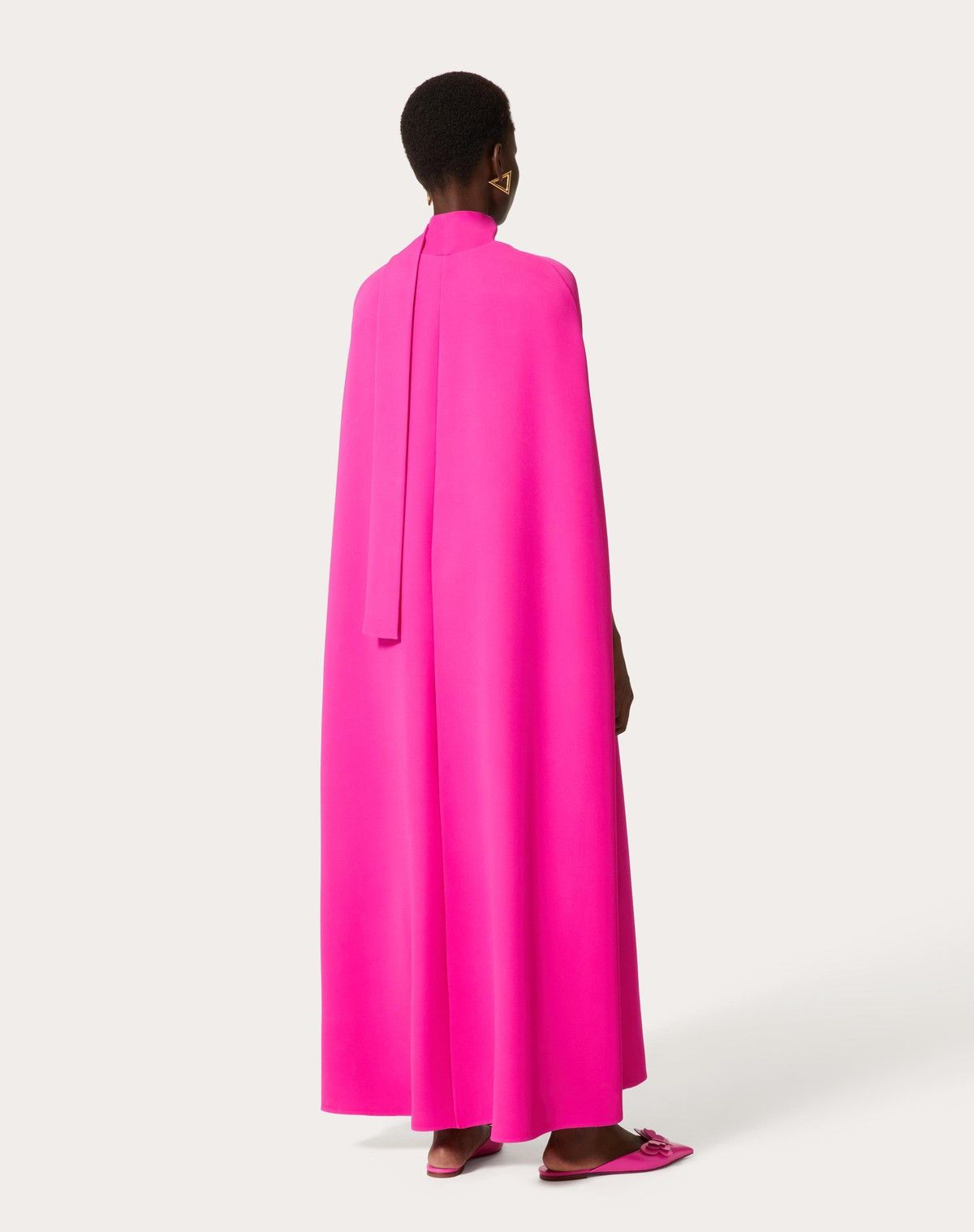 Valentino o1s1wg110525 Cady Couture Mini Dress in Pink Size S / US 4 / IT 40 - 4 Thumbnail