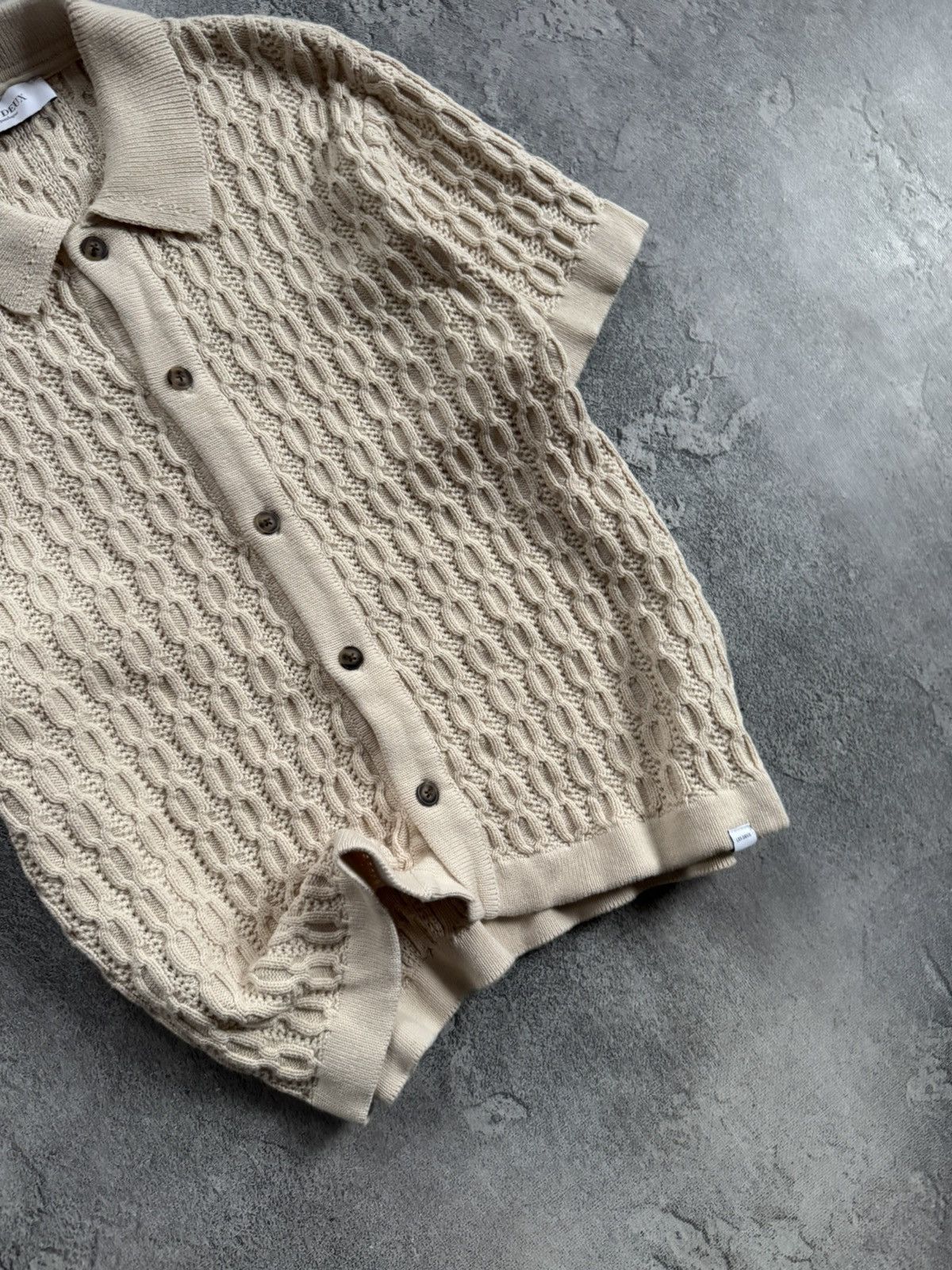 Les Deux Les Deux Garrett knitwear shirt button up polo knit jumper Size US M / EU 48-50 / 2 - 6 Thumbnail