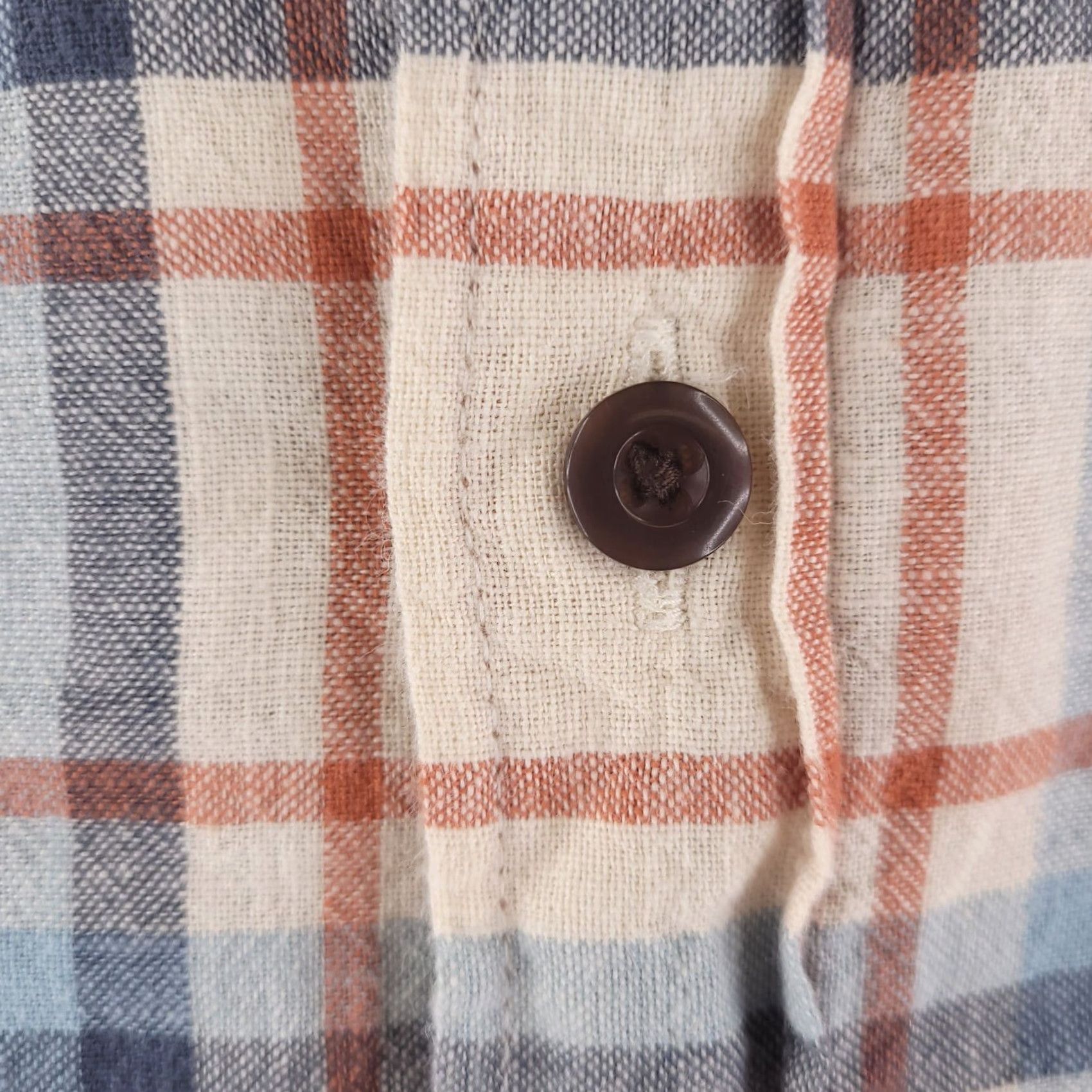 J.Crew J.CREW Shirt Mens Small Check Cotton Summer Breathable Long Sleeve Button-Up, Slim, Brown, Classic Pattern, Casual Size US S / EU 44-46 / 1 - 2 Thumbnail