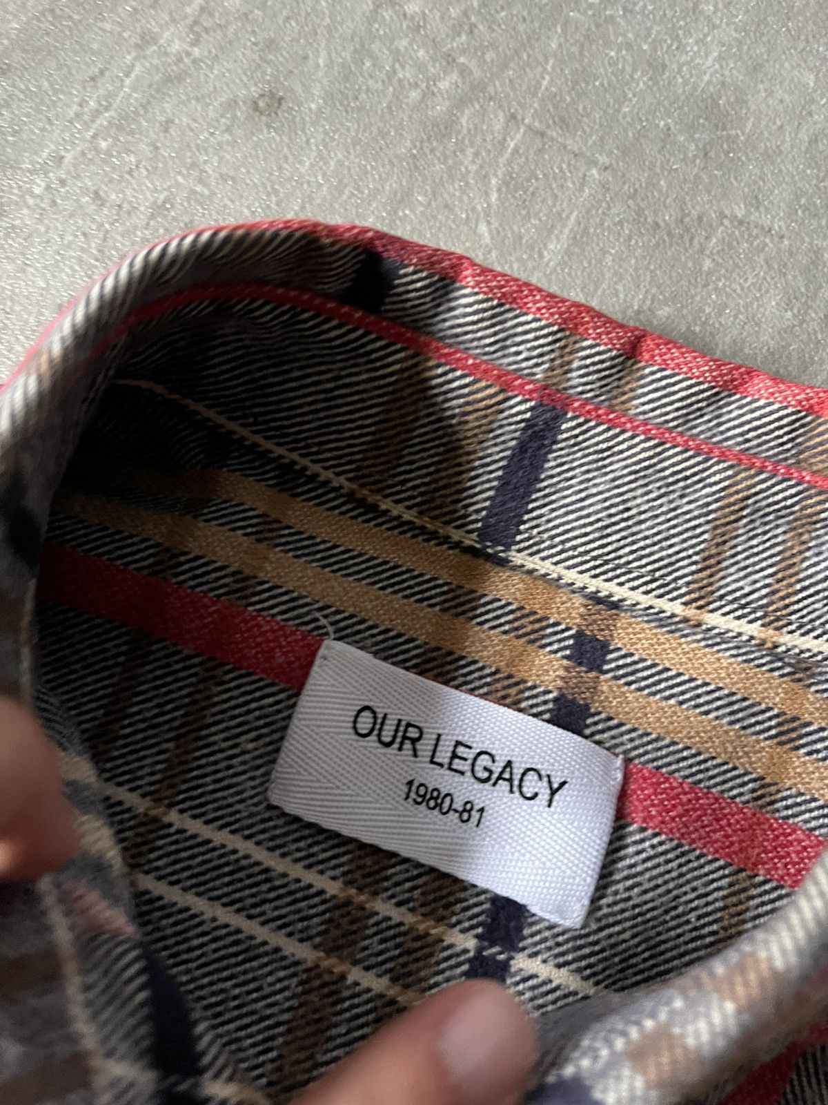 Our Legacy Our Legacy flannel shirt button up checked overshirt Size US S / EU 44-46 / 1 - 7 Thumbnail
