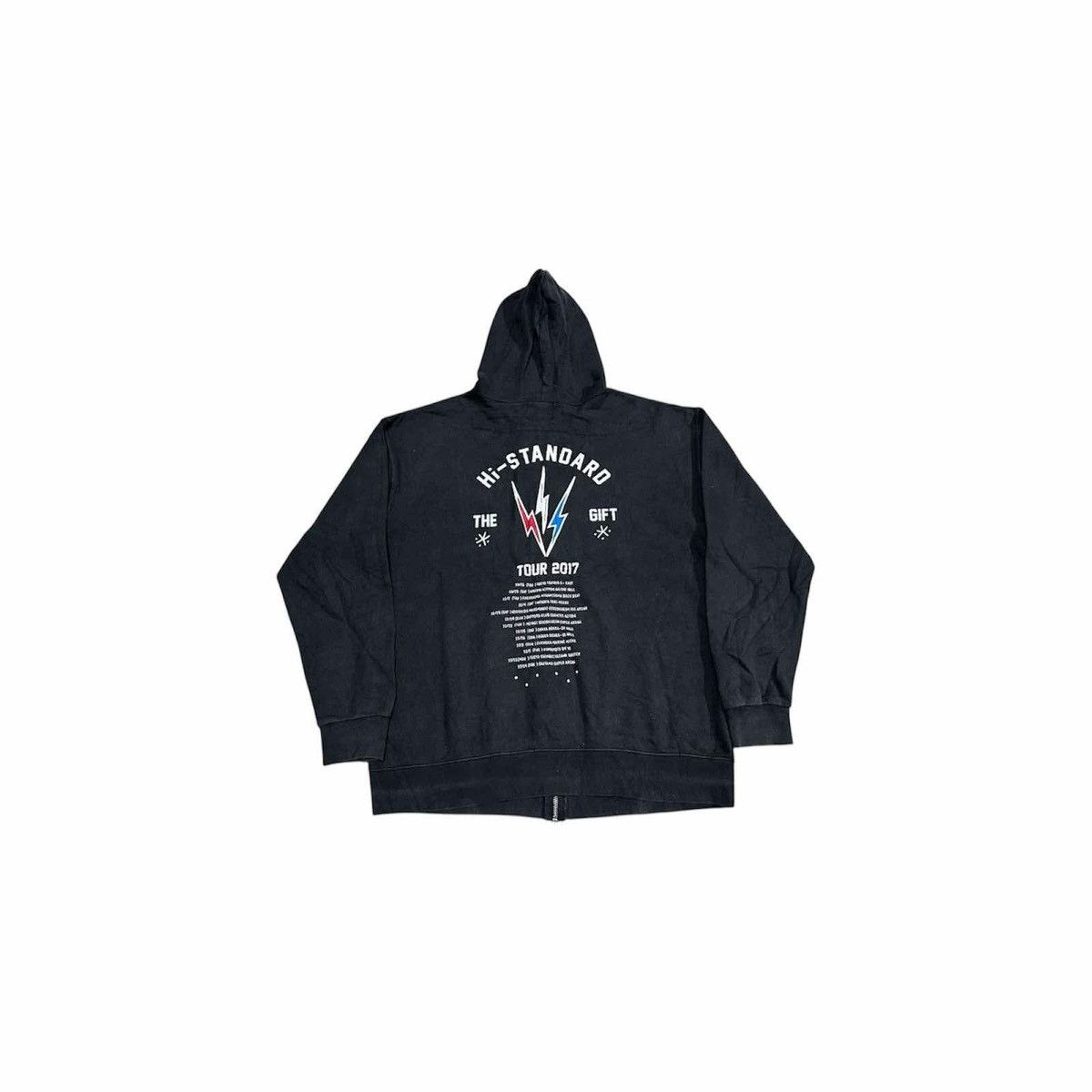 Band Tees × Hysteric Glamour × Japanese Brand 🔥Sick Y2K Hi-Standard Hoodie The Gift Tour Size US XXL / EU 58 / 5 - 3 Thumbnail