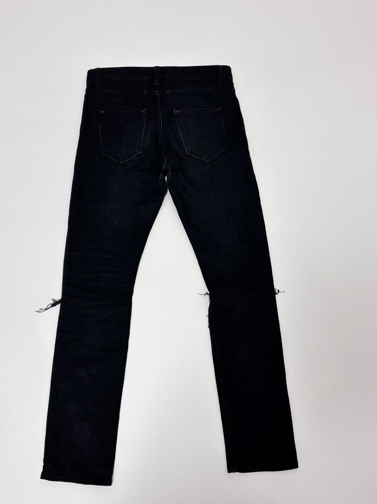 Hedi Slimane YSL hedi slimane DO2 knee rip denim Size US 27 - 2 Thumbnail