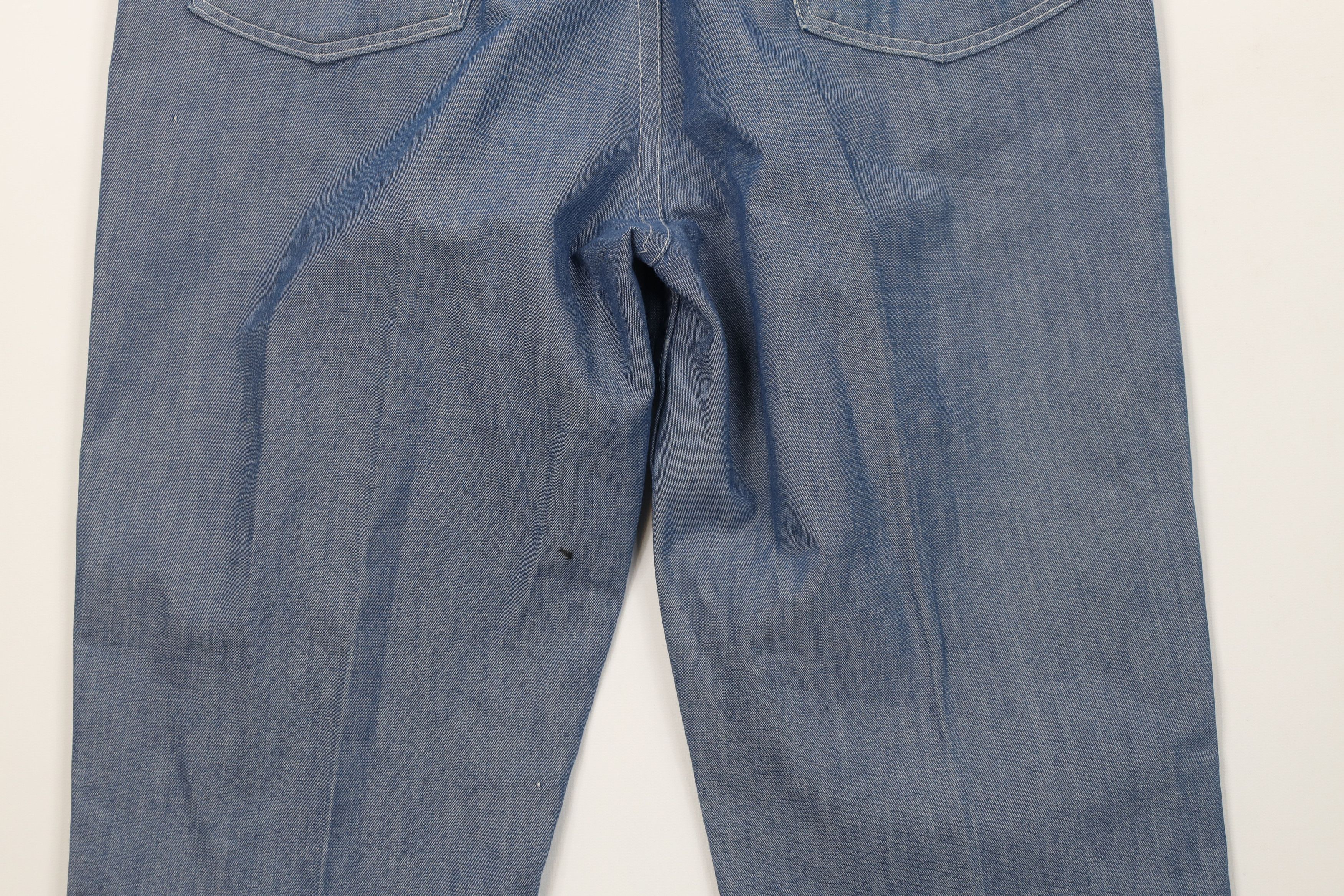 Vintage Vintage 60s Streetwear Chambray Flared Wide Leg Jeans USA Size US 34 / EU 50 - 13 Thumbnail