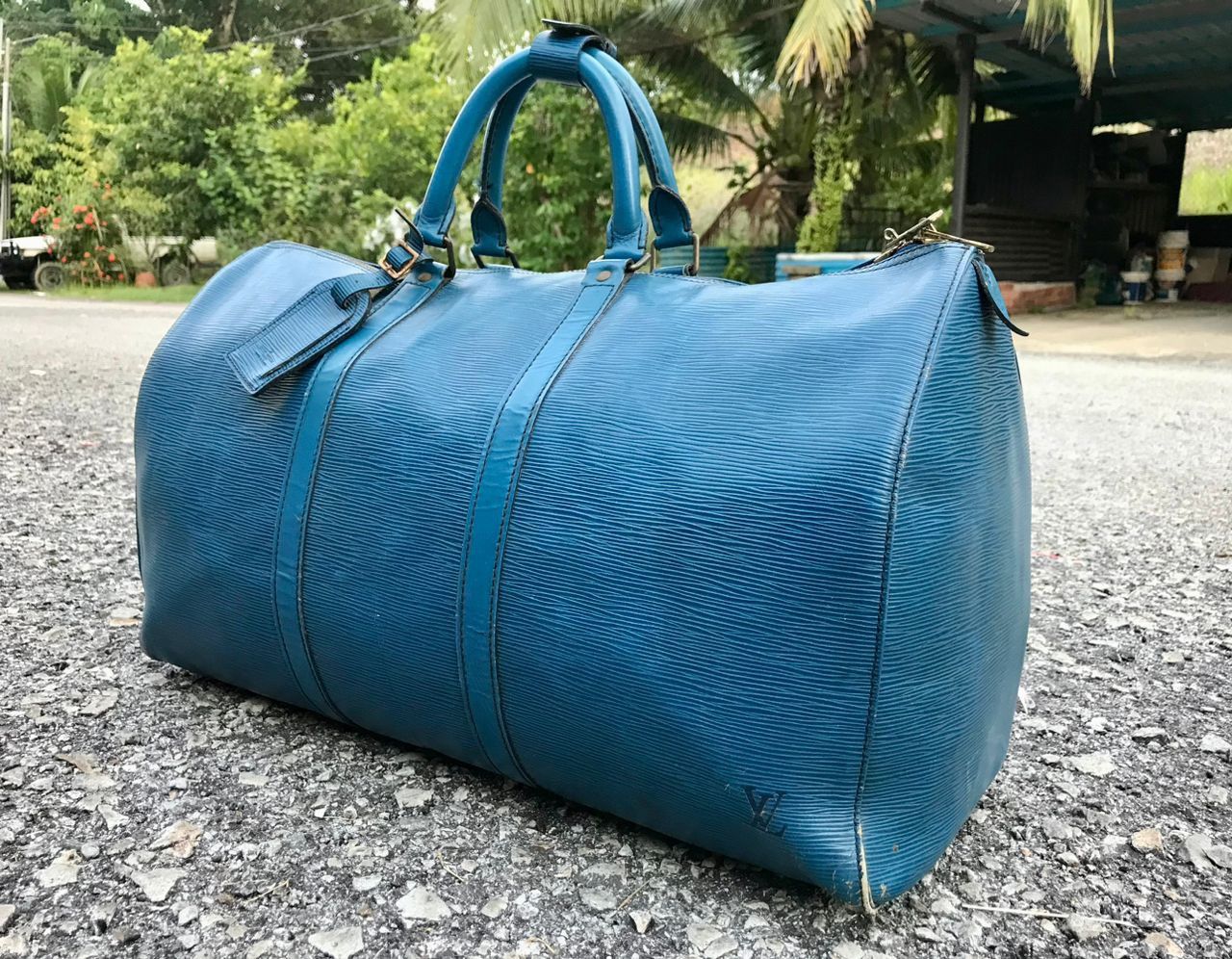 Louis Vuitton Authentic Vintage Louis Vuitton Keepall 50 Epi Travel Bag Size ONE SIZE - 2 Thumbnail