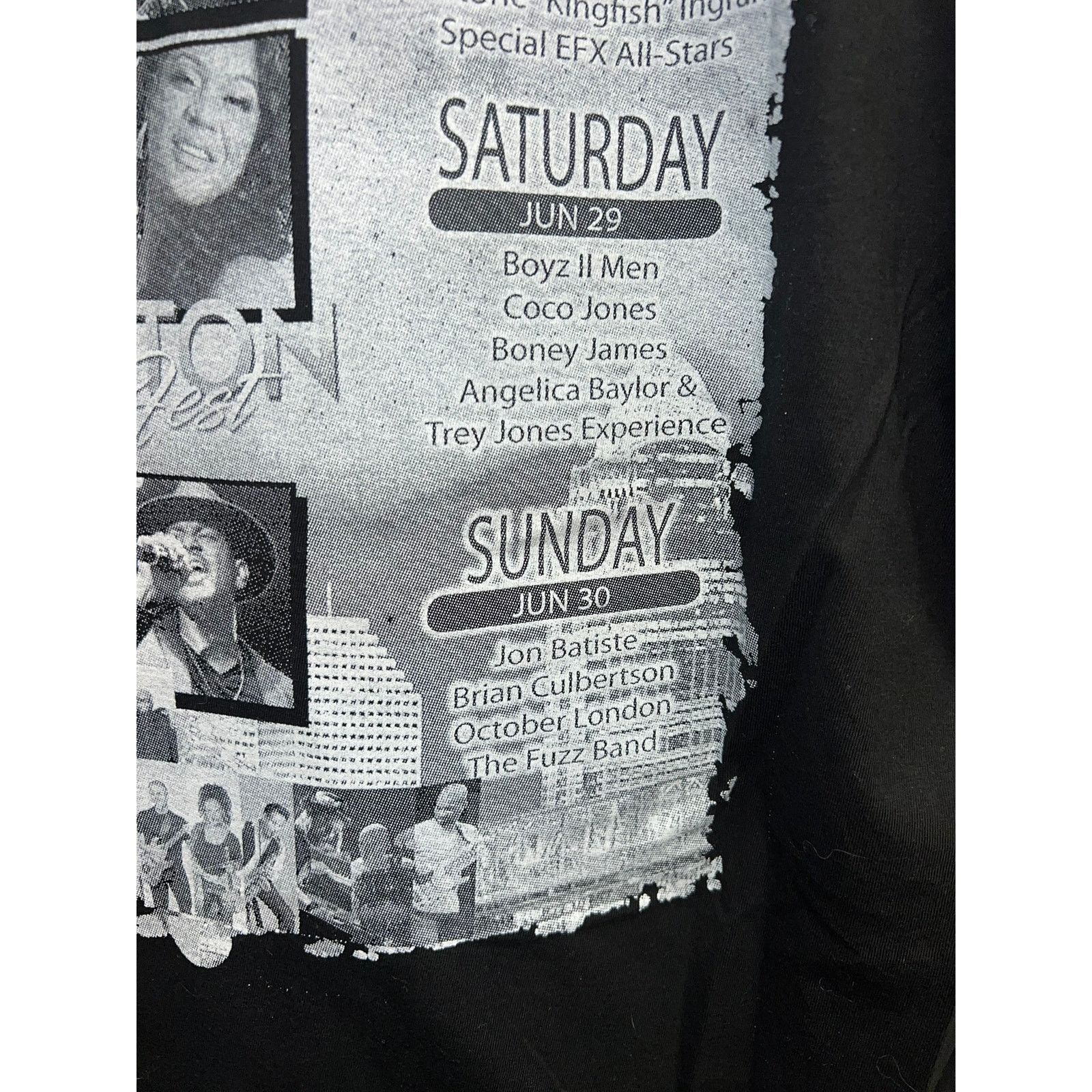 Pacific and Co. Hampton Jazz Festival Shirt 2 Men Jon Batiste Graphic Tee M Size US M / EU 48-50 / 2 - 9 Thumbnail