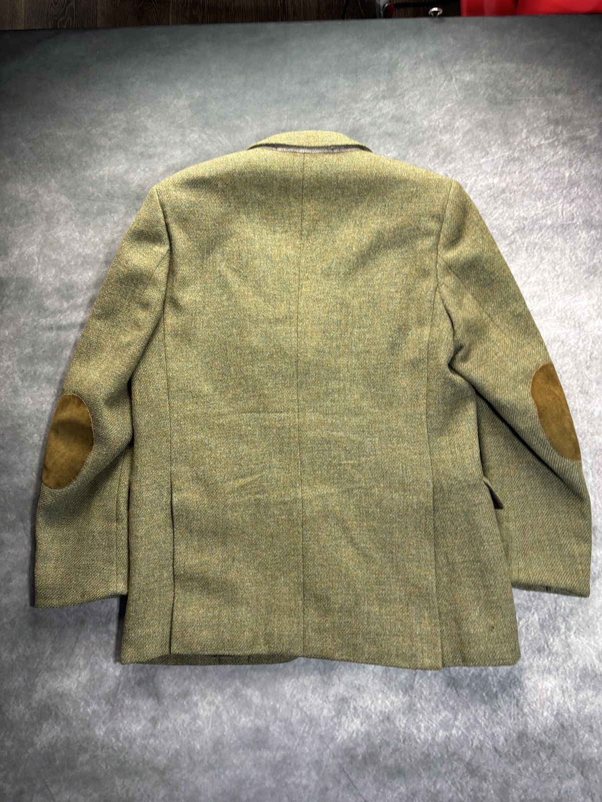 Harris Tweed Vintage Harris Tweed Blazer Suit Jacket Made in Scotland Size 42R - 13 Thumbnail