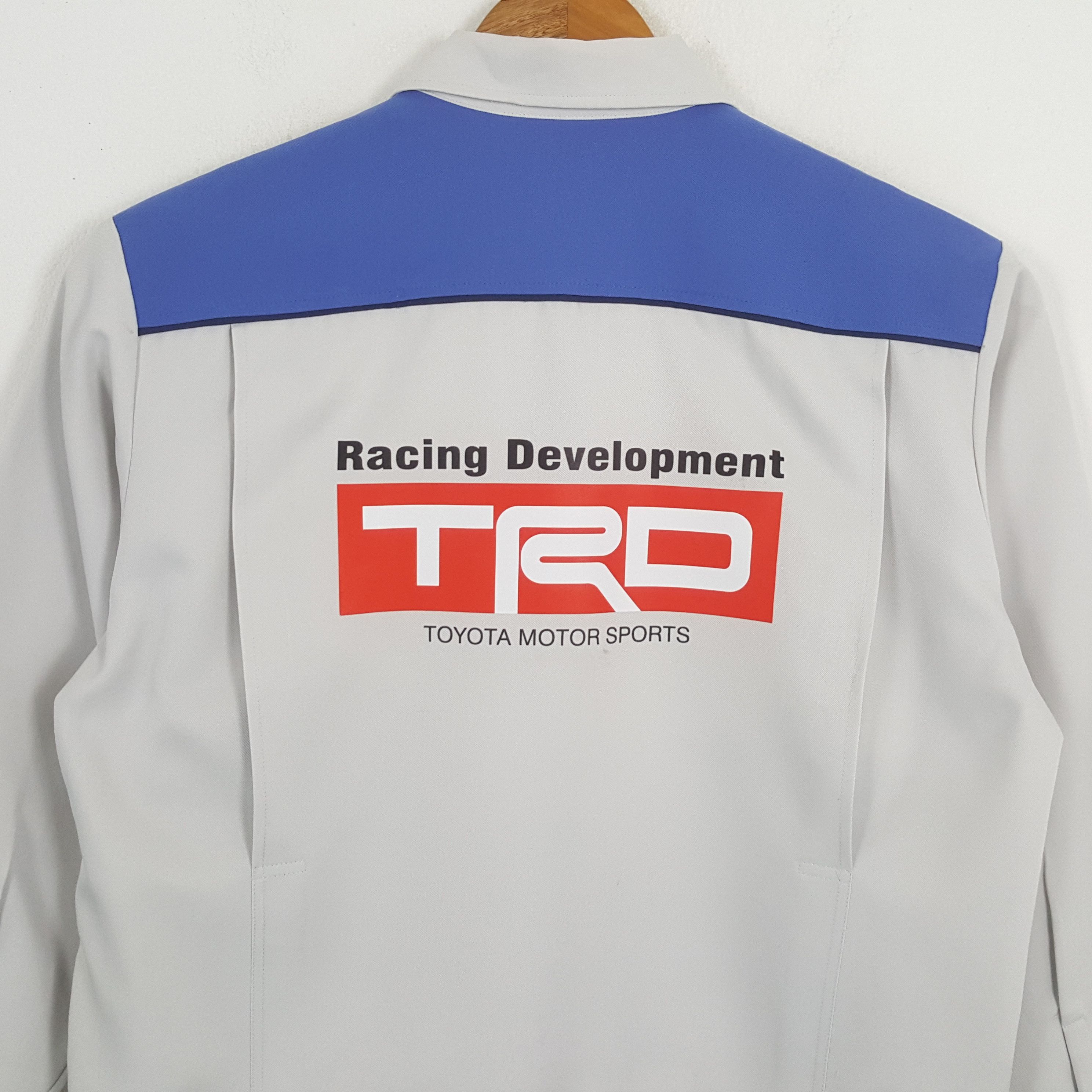 Japanese Brand × Vintage Vintage TRD TOYOTA MOTORSPORT Racing Team Custom Jacket Size US M / EU 48-50 / 2 - 2 Thumbnail