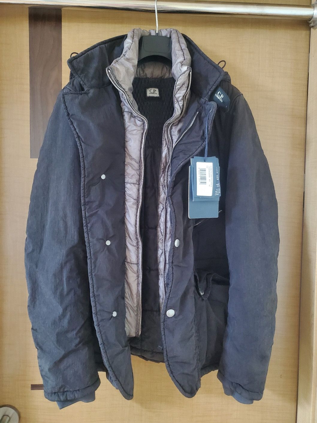 CP Company Frosted Garment Dyed Goggle Jacket Sz 48