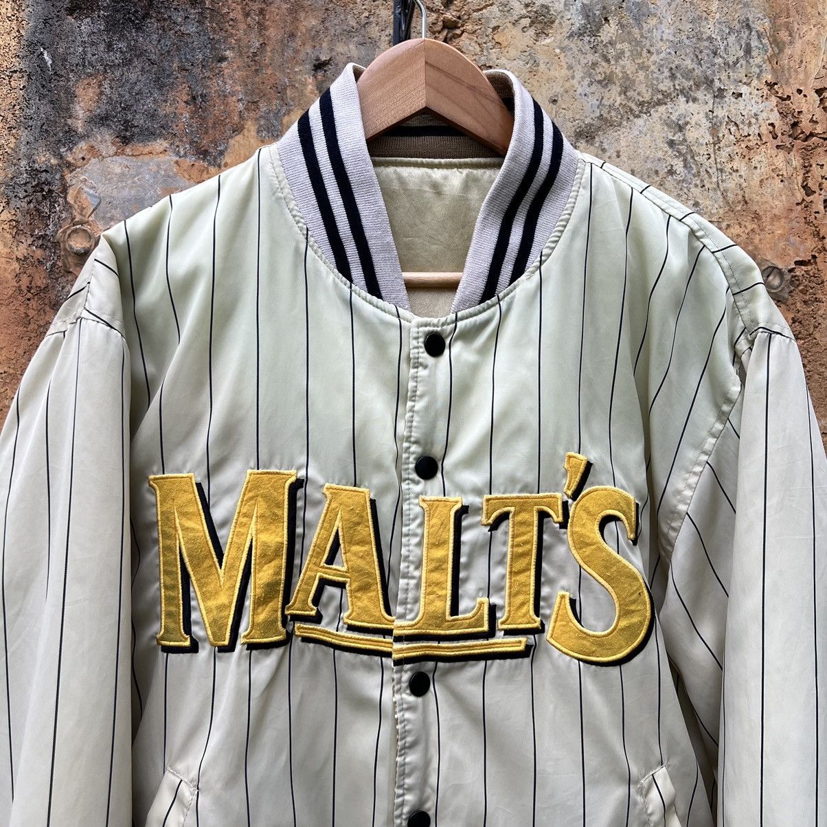 Vintage Vintage Malts Reversible Varsity Jacket Spell out Big Logo Size US M / EU 48-50 / 2 - 6 Thumbnail