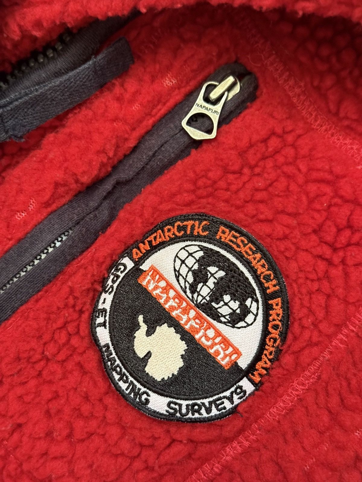 Napapijri Napapijri Red Fleece Jacket Size M / US 6-8 / IT 42-44 - 5 Thumbnail