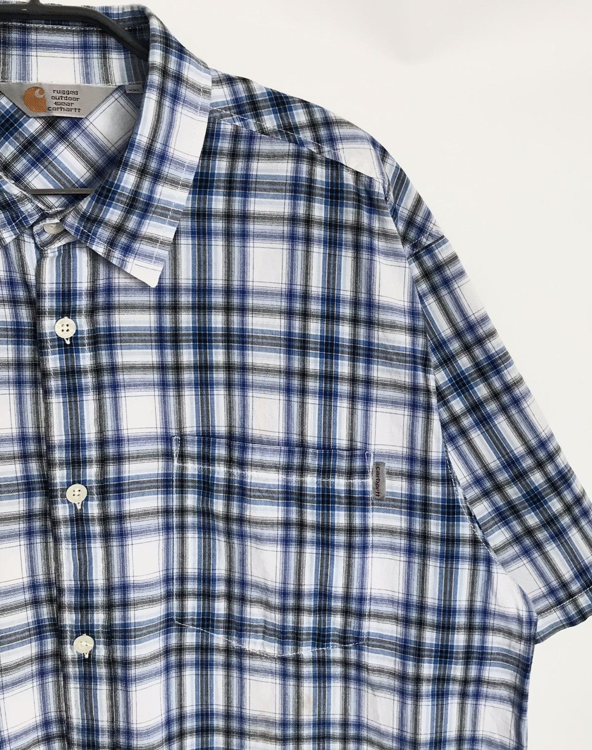 Carhartt Carhartt Short Sleeve Plaid Shirt Men's XXL Size US XXL / EU 58 / 5 - 2 Thumbnail