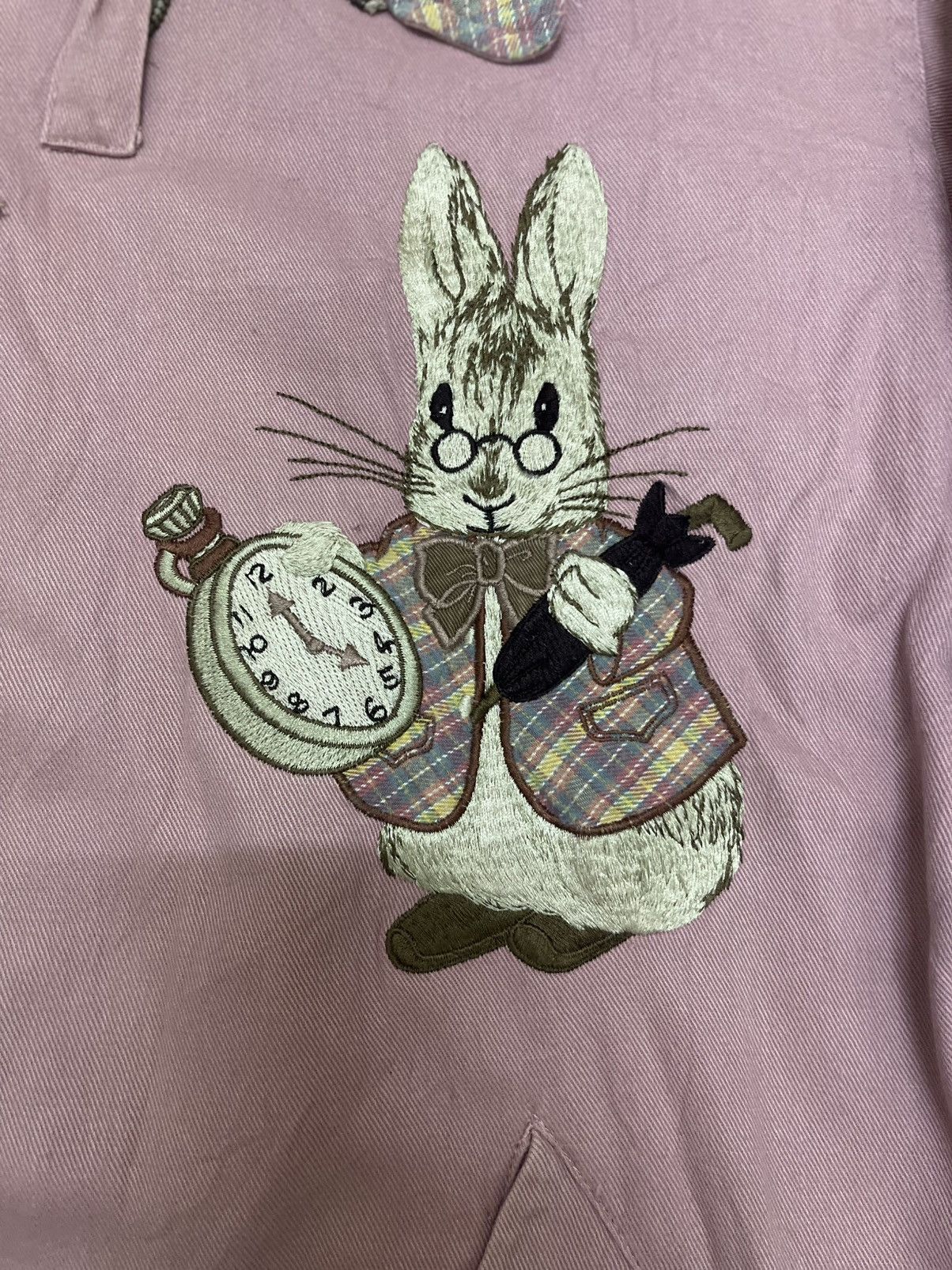 Comme Ca Ism × Japanese Brand × Vintage Vintage Comme Ci Comme Ça Zip Hoodie – Embroidered Rabbit Size US L / EU 52-54 / 3 - 4 Thumbnail