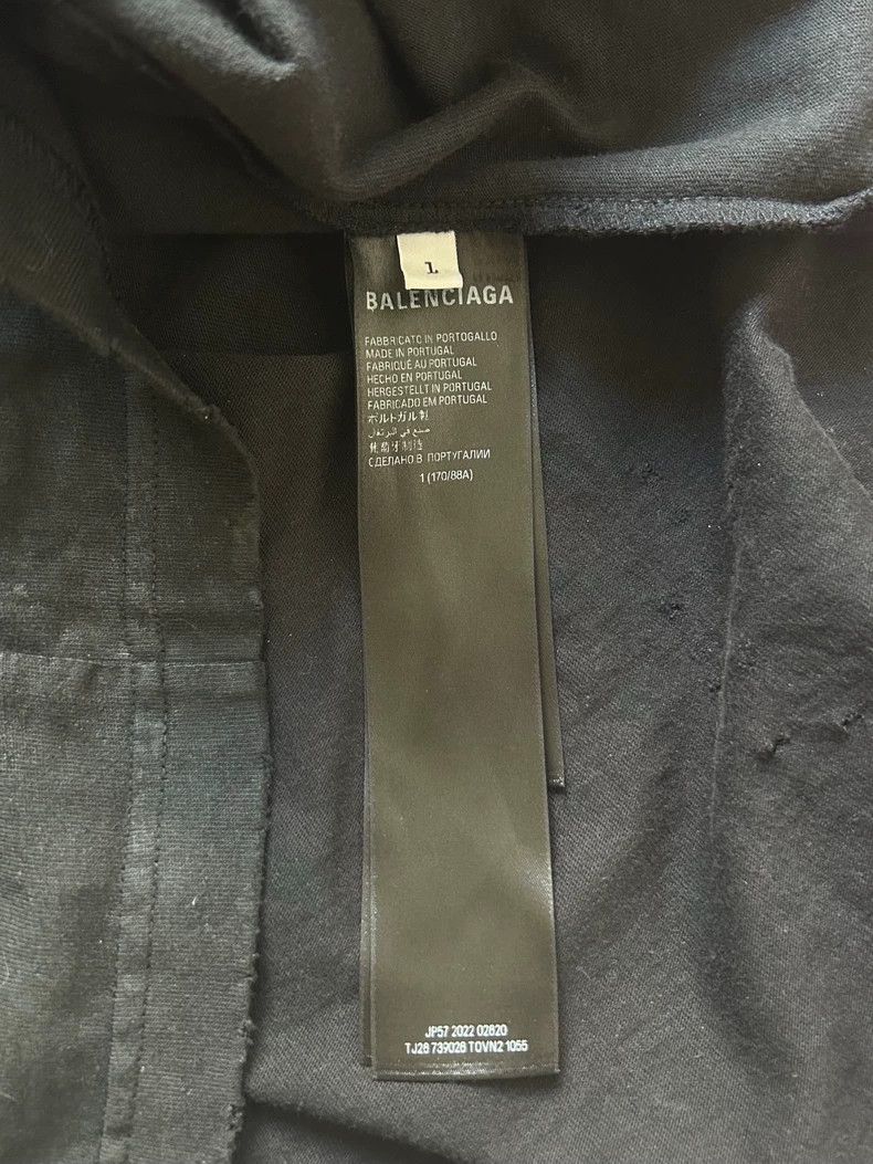 Balenciaga Balenciaga Mud-dyed Old Manchester United Short Sleeves 250 Size US S / EU 44-46 / 1 - 4 Thumbnail