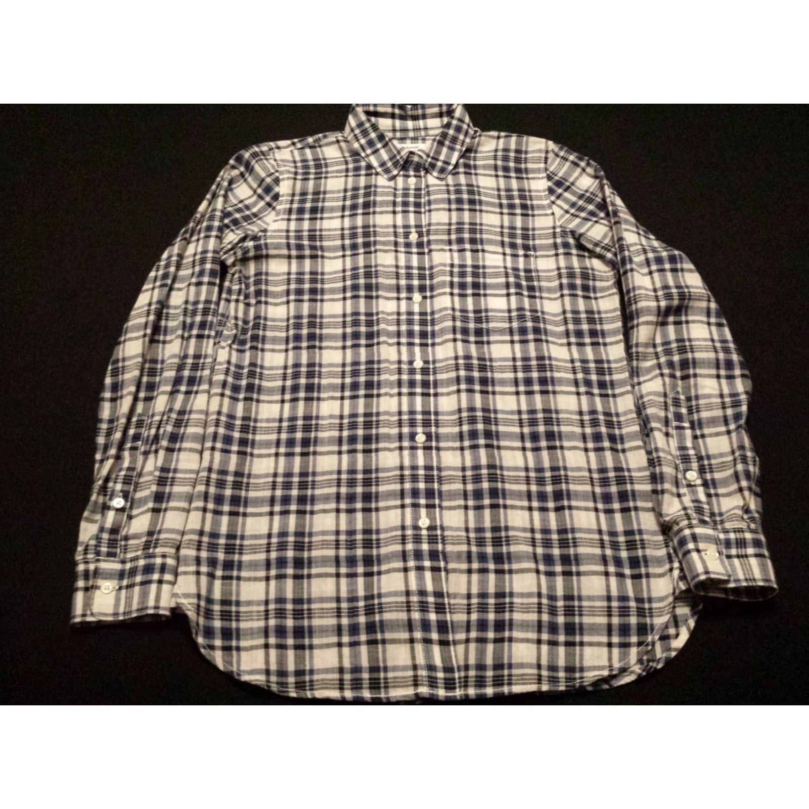 Madewell Madewell Womens XS Shirt Long Sleeve Button-Front Multicolor Plaid Check Slim Size XS / US 0-2 / IT 36-38 - 3 Thumbnail