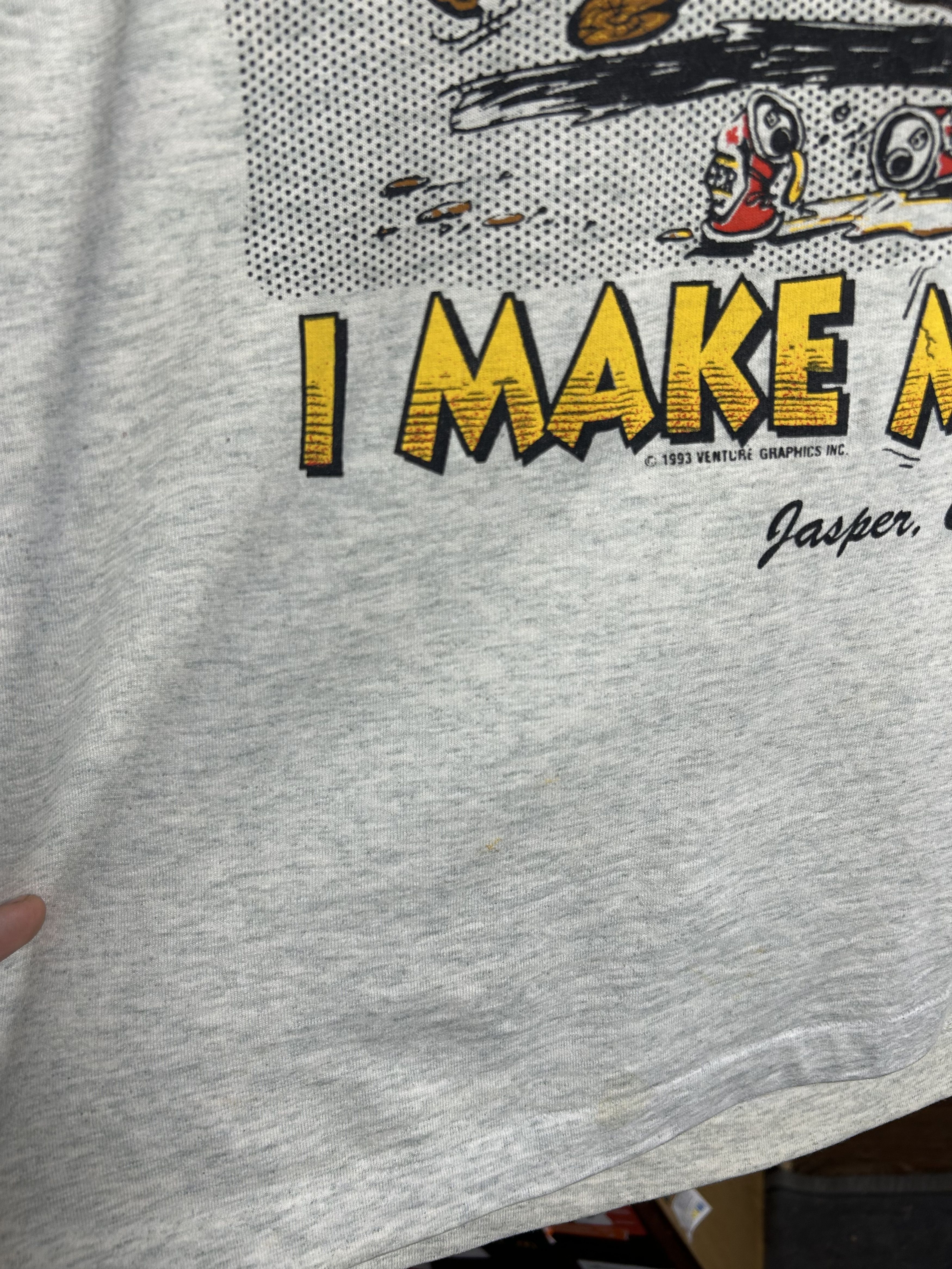 Vintage Vintage 90s Drunk Moose Funny Humor Sex T-shirt Size US L / EU 52-54 / 3 - 12 Thumbnail