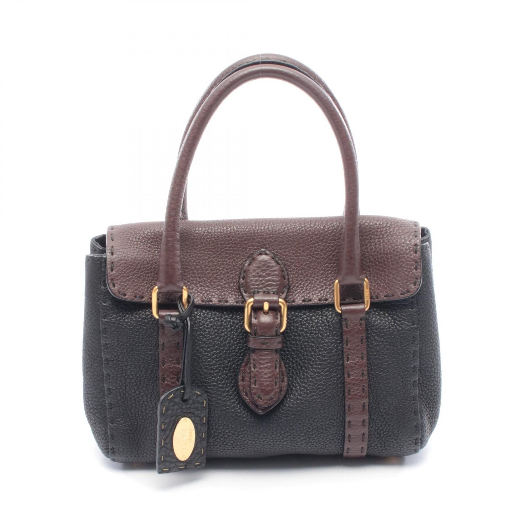 Fendi Fendi Fendi Selleria Mini Linda Leather Handbag Leather Handbag 8BR486 DUTY FREE for USA Size ONE SIZE - 1 Thumbnail