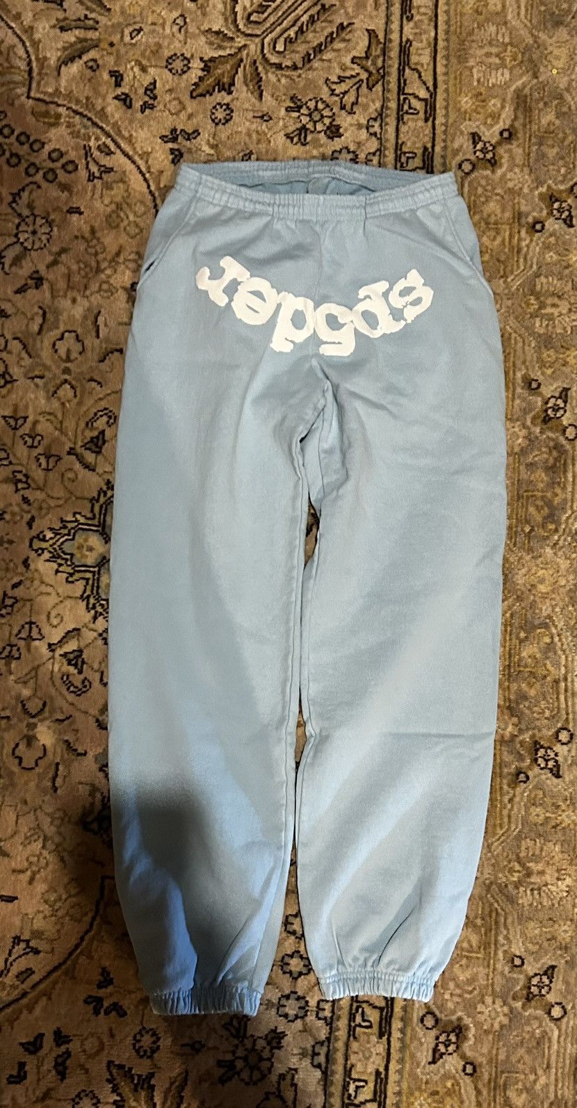 Spider Worldwide sp5der blue pants | Grailed