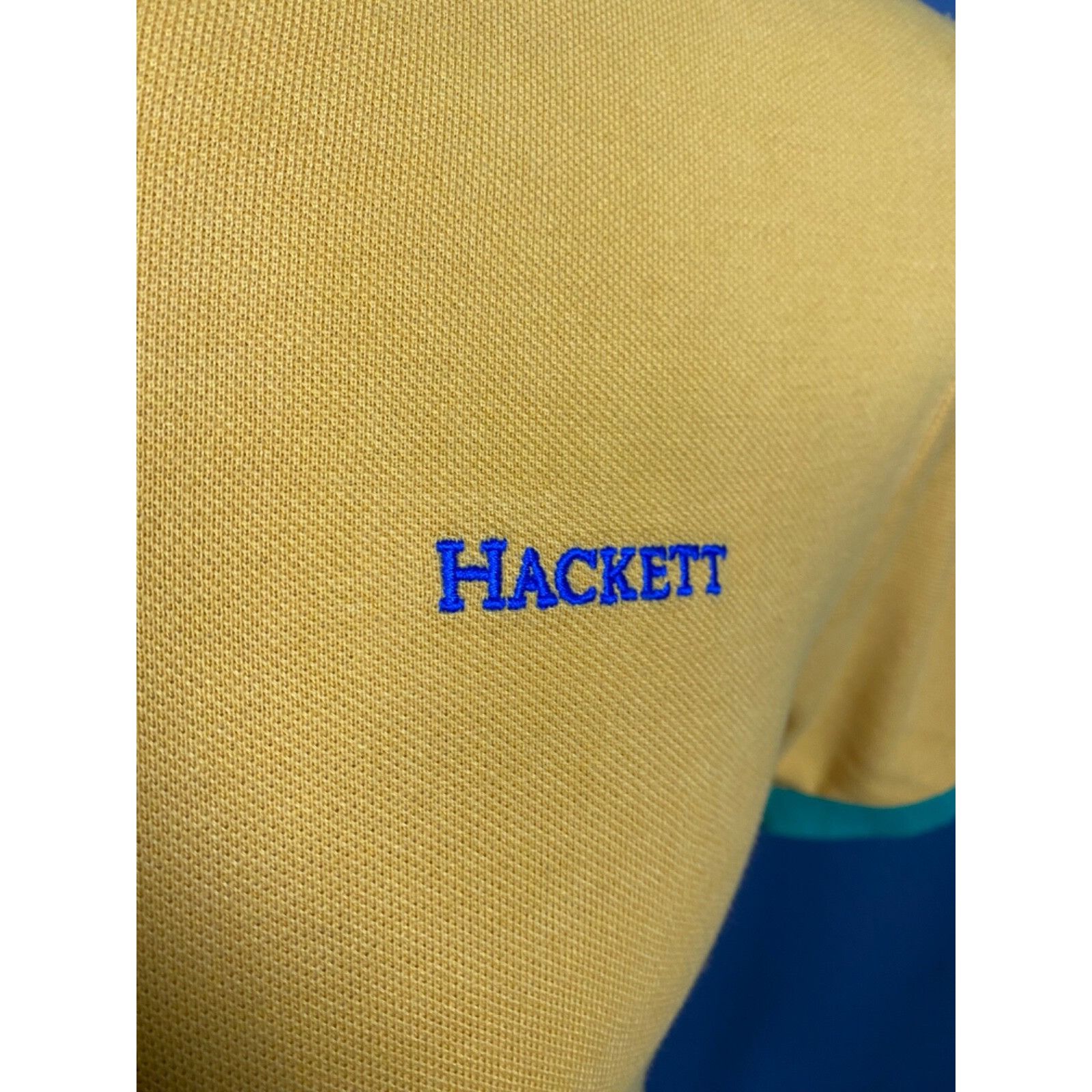 Hackett NWT Hackett Brazil Men's Yellow Polo T-Shirt Size M Size US M / EU 48-50 / 2 - 8 Thumbnail