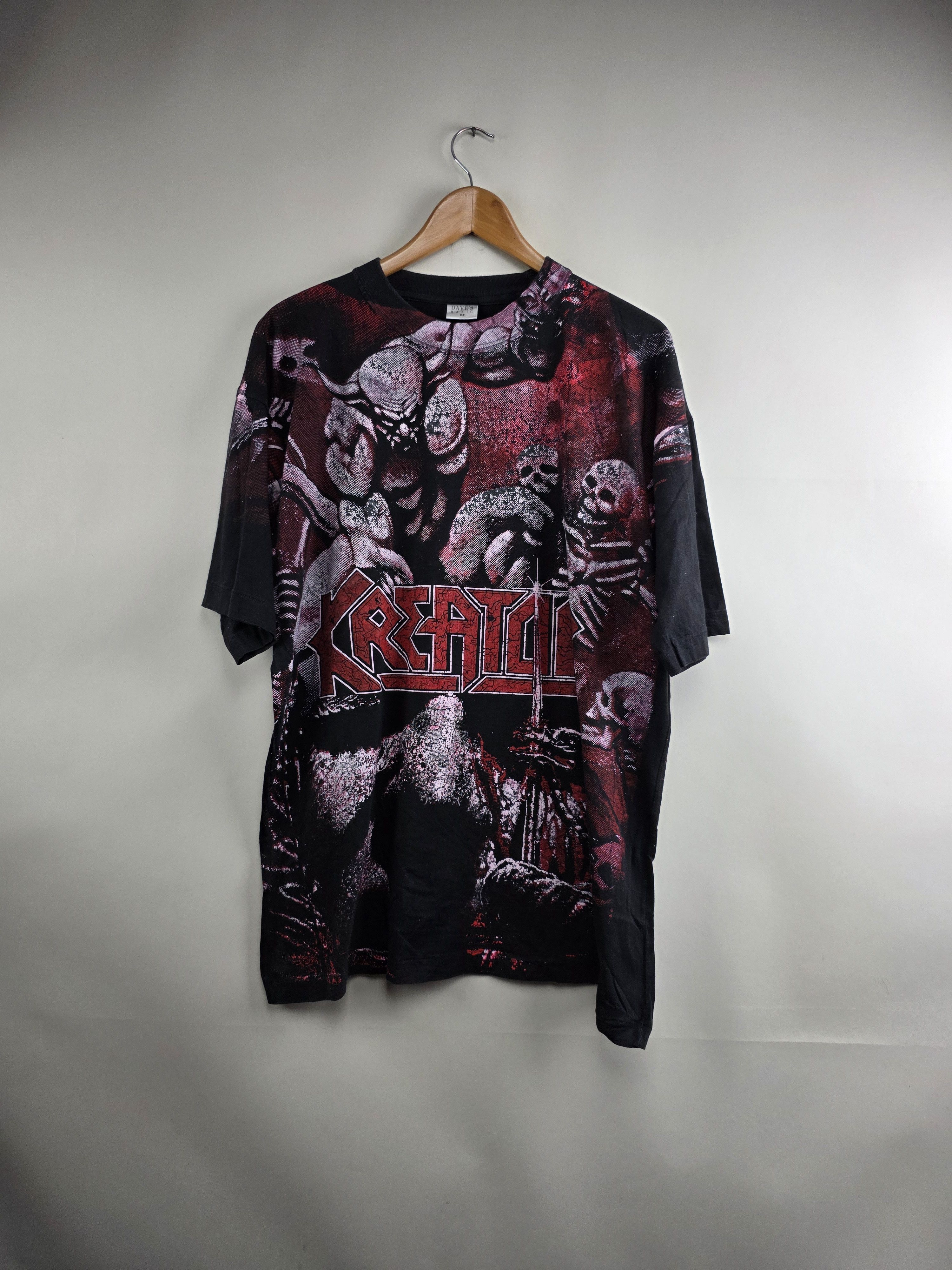 Band Tees × Vintage 90s Kreator All over print XL 23" 29.5" Size US XL / EU 56 / 4 - 1 Thumbnail