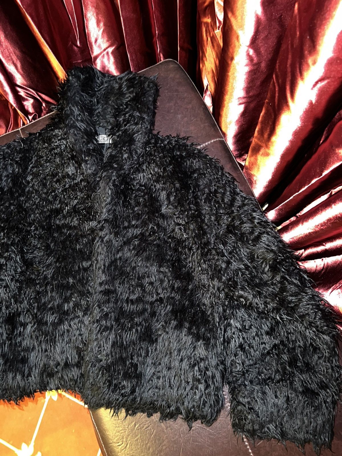 Japanese Brand Vintage Mikaru club faux fur jacket 🖤 Size US M / EU 48-50 / 2 - 8 Thumbnail