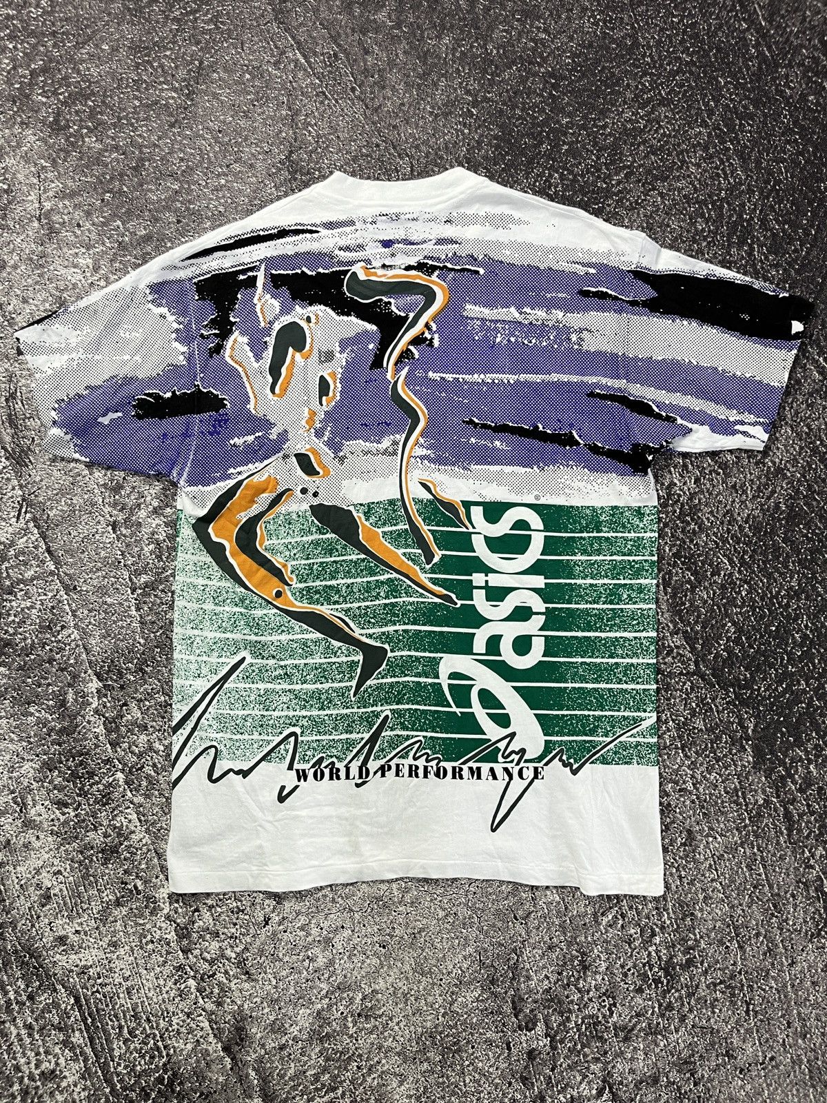 Asics Asics vintage aop tshirt Size US M / EU 48-50 / 2 - 8 Thumbnail