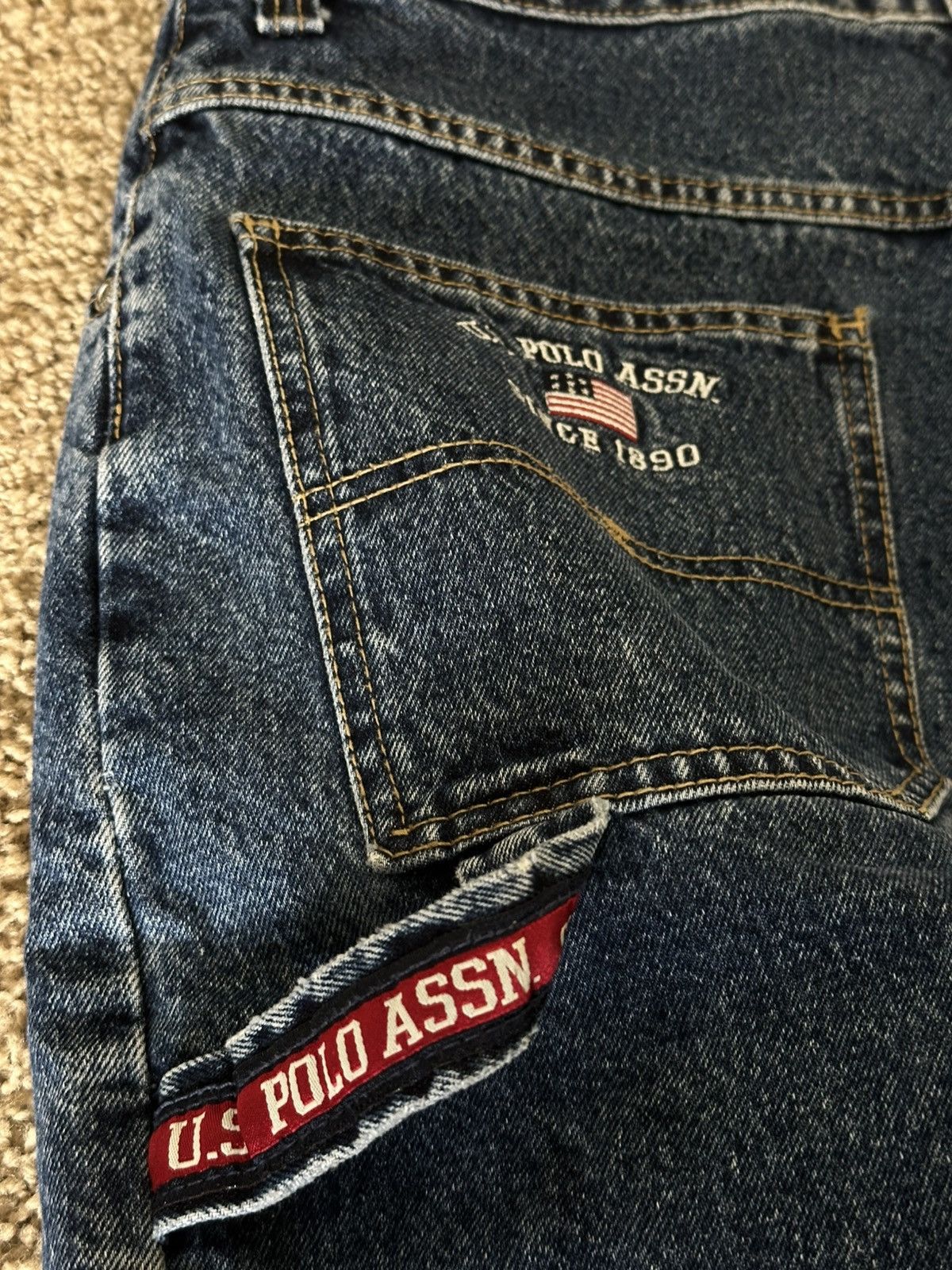 U.S. Polo Assn. Navy Blue Jorts Size US 34 / EU 50 - 4 Thumbnail
