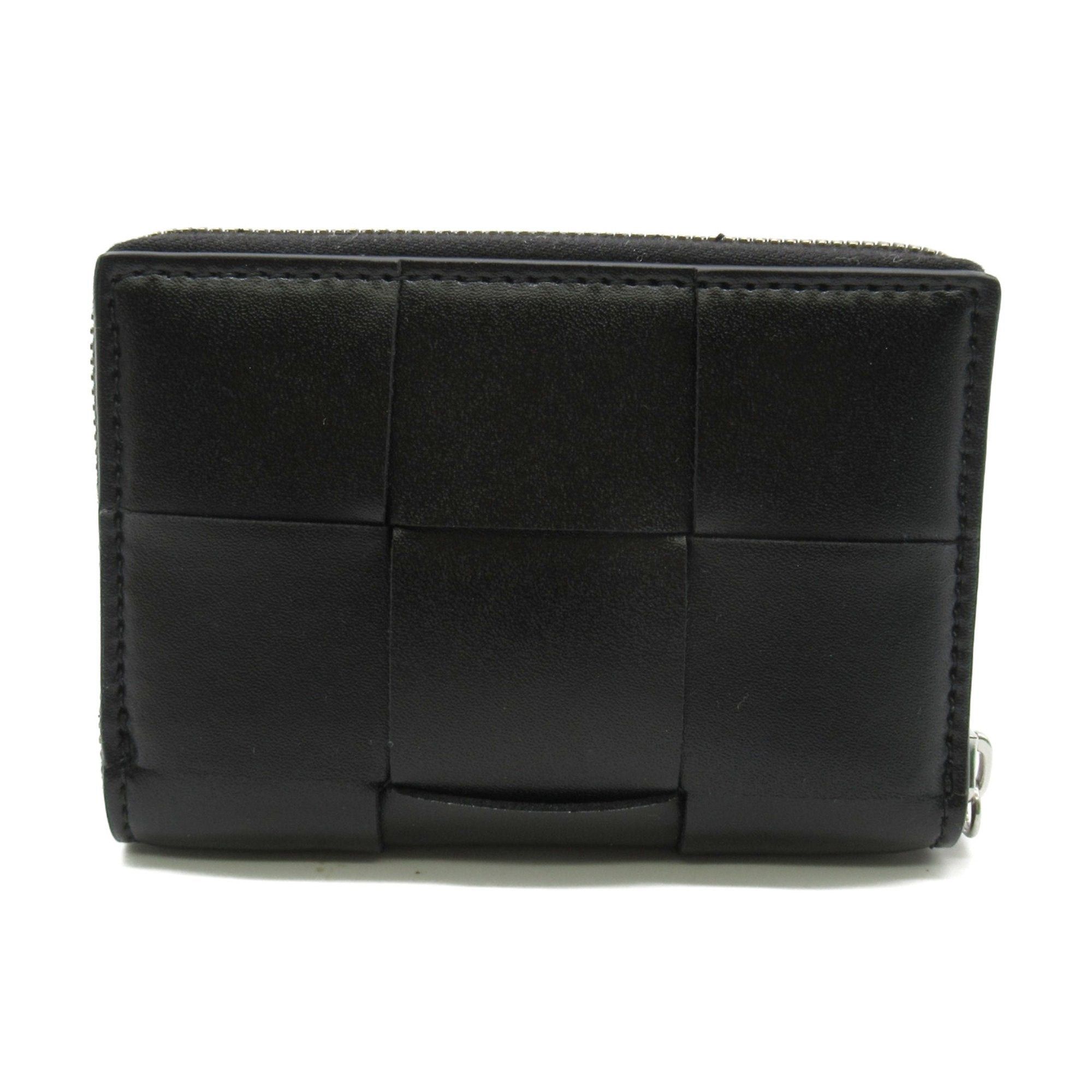 image of Bottega Veneta Coin Purse Black Calfskin [Cowhide] 755373Vbwd28803, Women's