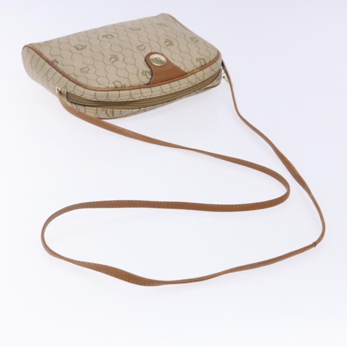 Dior DIOR Honeycomb Canvas Shoulder Bag Pvc Beige Gold Size ONE SIZE - 7 Thumbnail