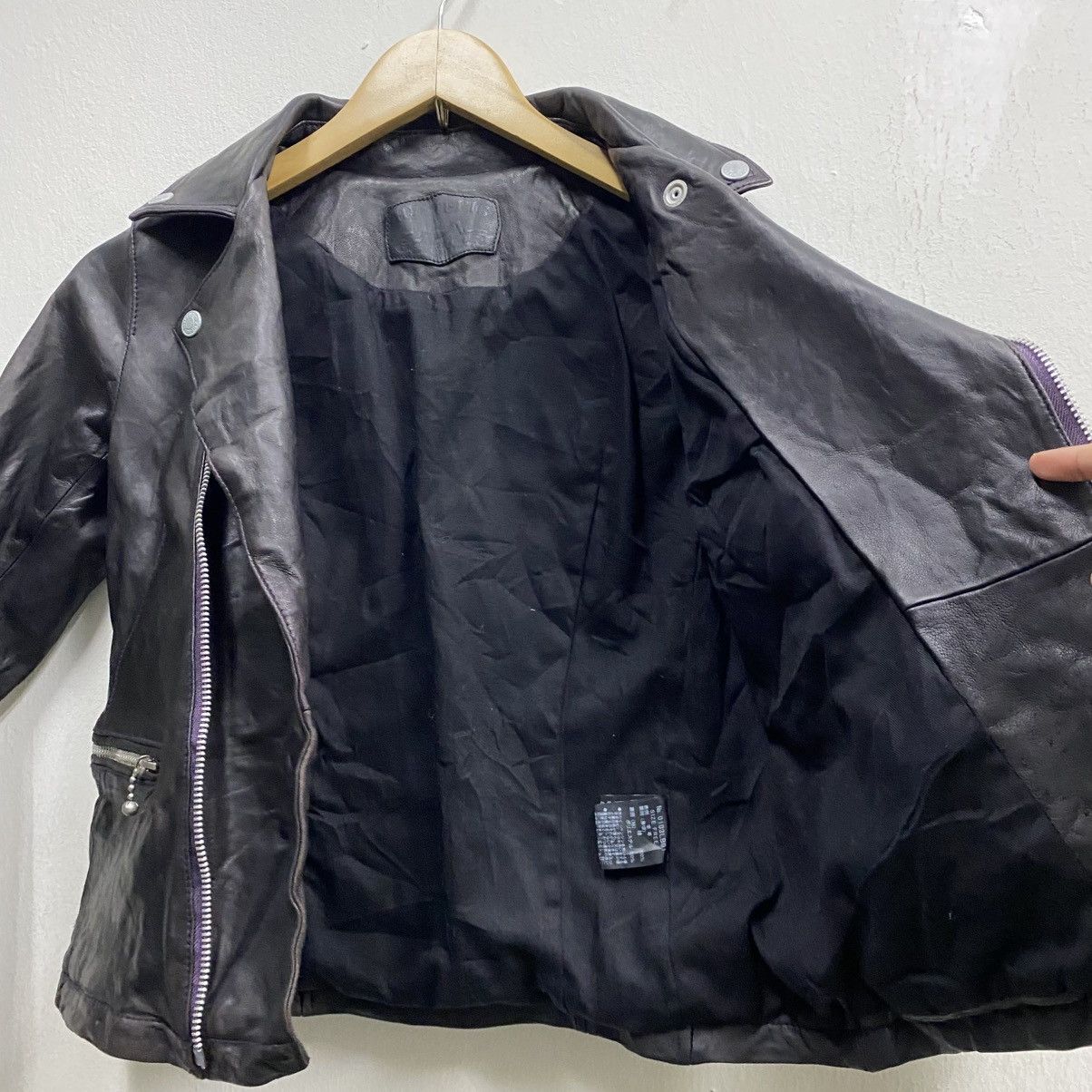 Hysteric Glamour Hysteric Glamour Leather Biker Jackets Size XXS / US 00 / IT 34 - 11 Thumbnail