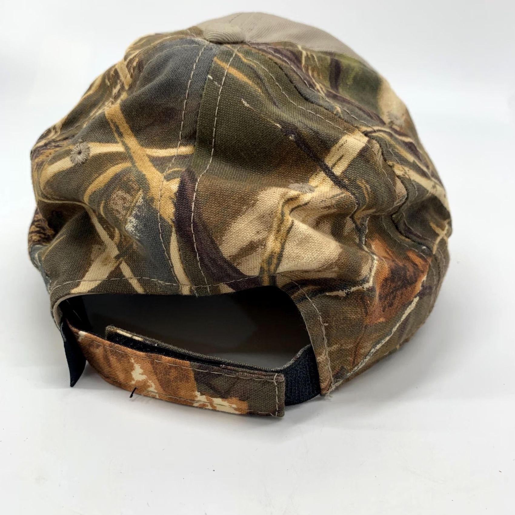Vintage VINTAGE Outdoor Cap A&E Duck Dynasty Camo Adjustable Baseball Hat Tan Men's One Size Size ONE SIZE - 3 Thumbnail