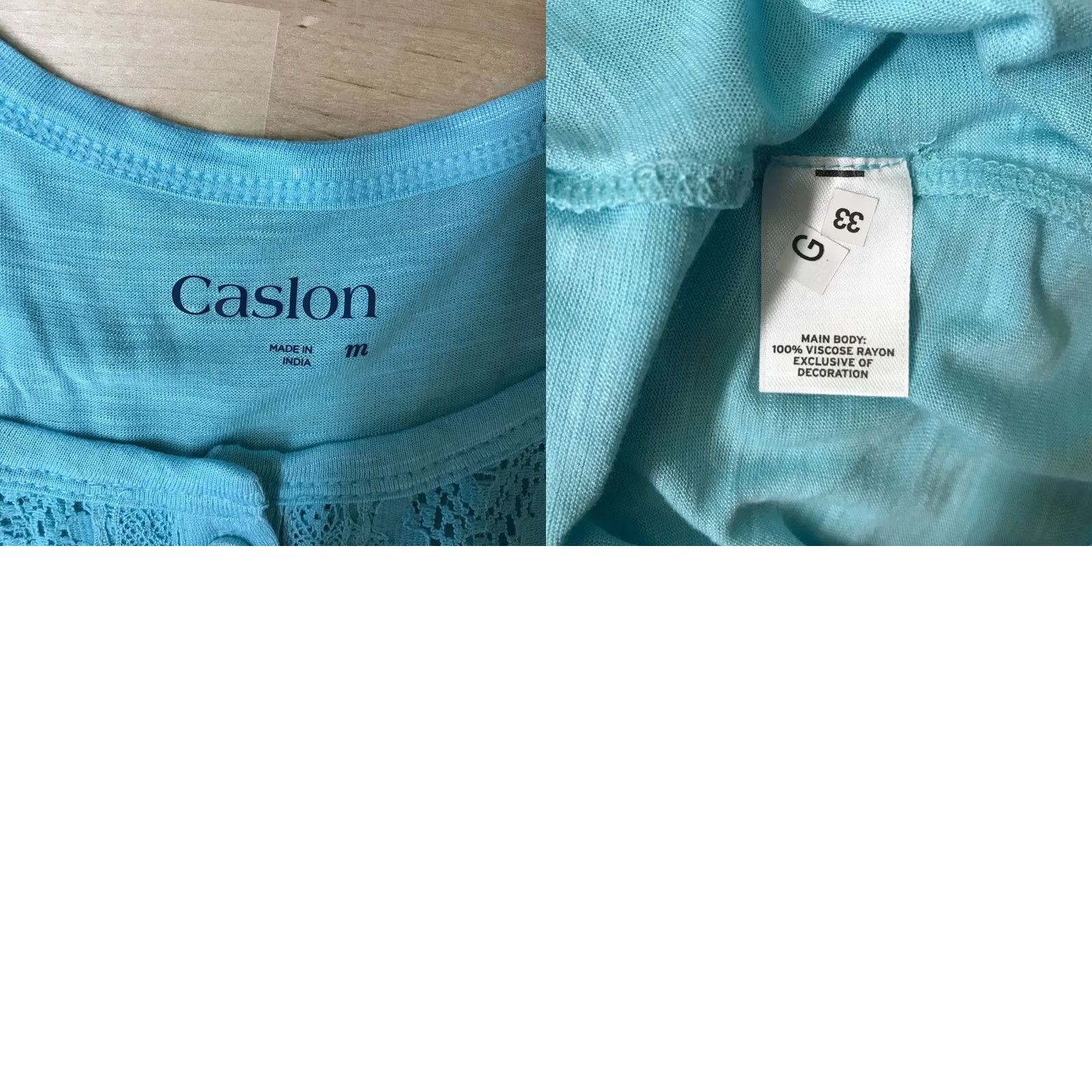 Altea CASLON WOMEN'S BLOUSE M TEAL SLEEVELESS ROUND NECK VISCOSE TANK Blue 90s? Size M / US 6-8 / IT 42-44 - 8 Thumbnail