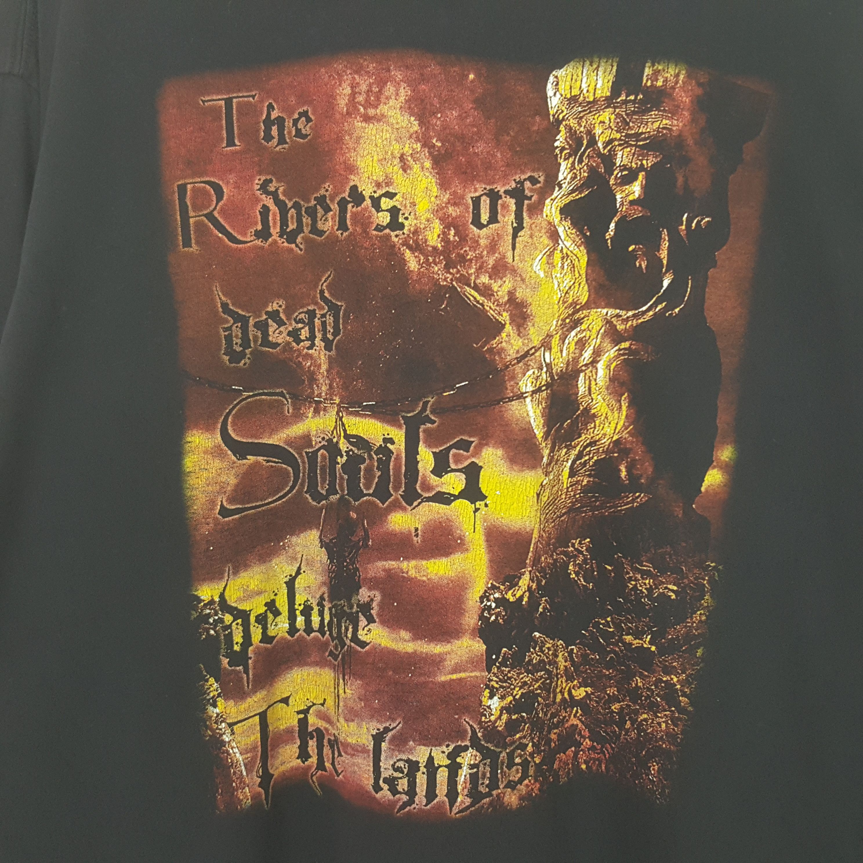Band Tees Vintage Angelcorpse The Inexorable The Ribers Of Dead Tshirt Size US XL / EU 56 / 4 - 4 Thumbnail