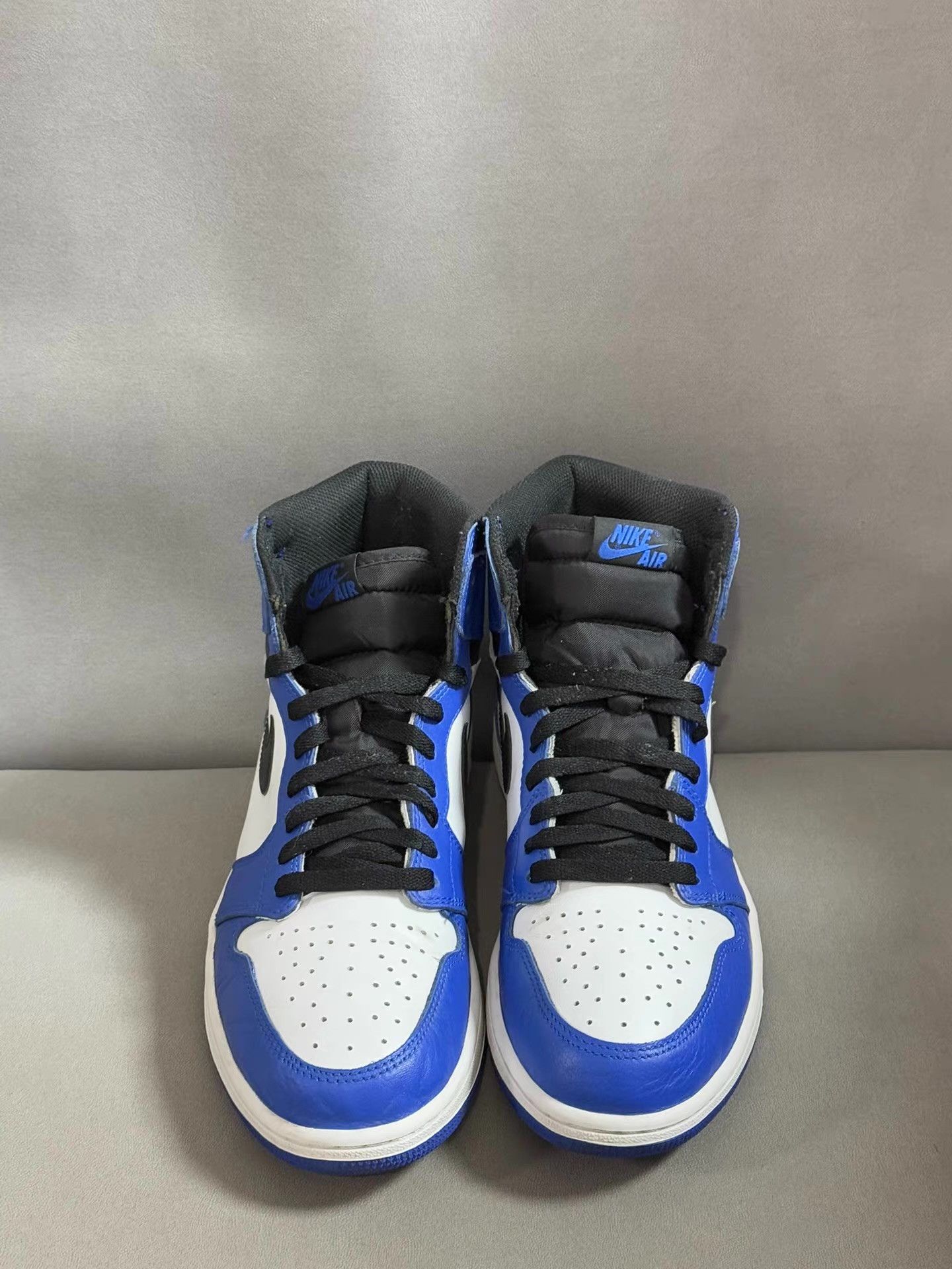 Nike Air Jordan 1 Retro High Game Royal basketball shoes。 Ｑ20 Size US 10.5 / EU 43-44 - 2 Thumbnail