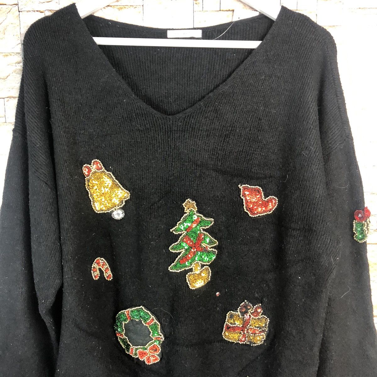 Homespun Knitwear Japanese Brand vintage Black Knitwear #A927 Size M / US 6-8 / IT 42-44 - 5 Thumbnail
